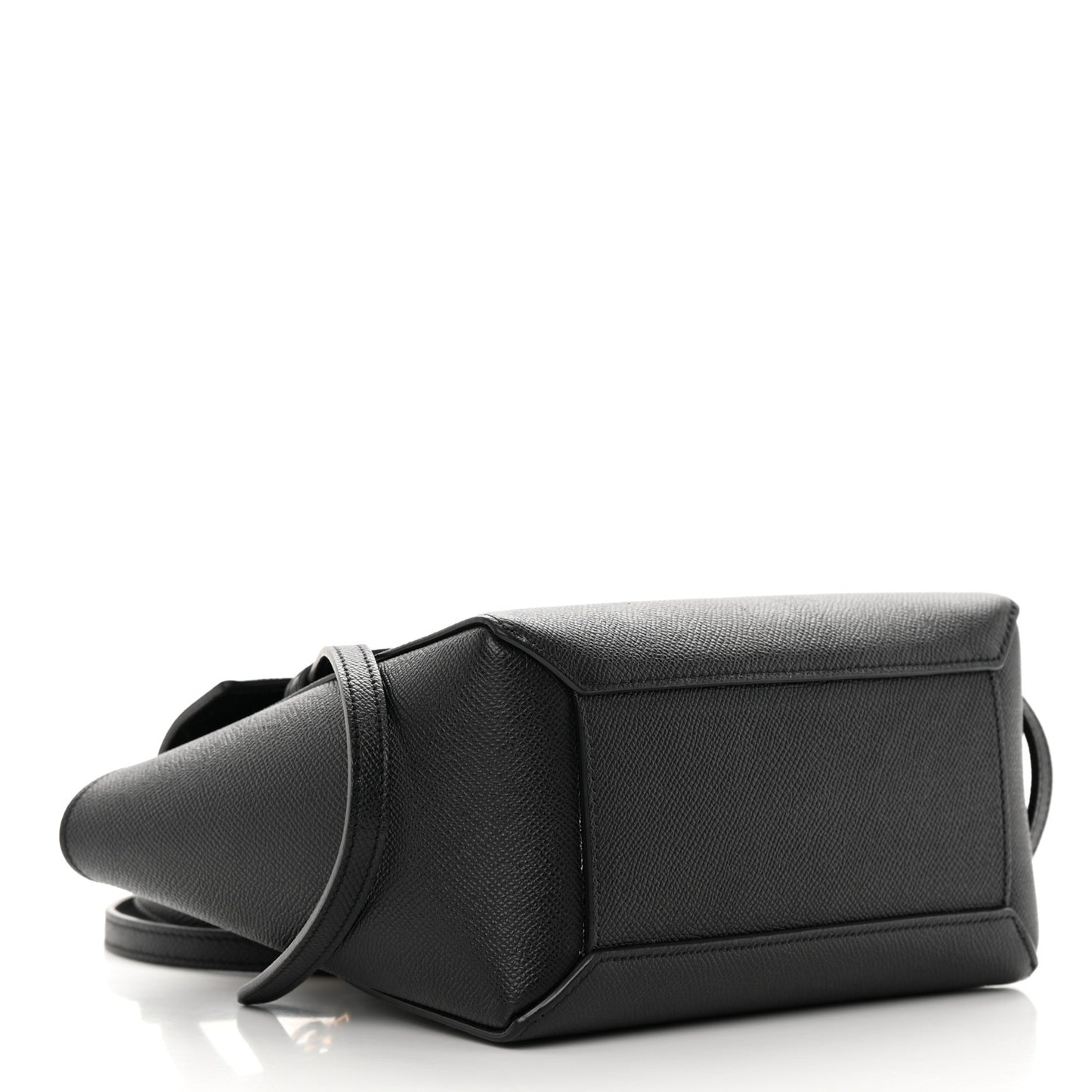 Grained Calfskin Nano Belt Bag Black