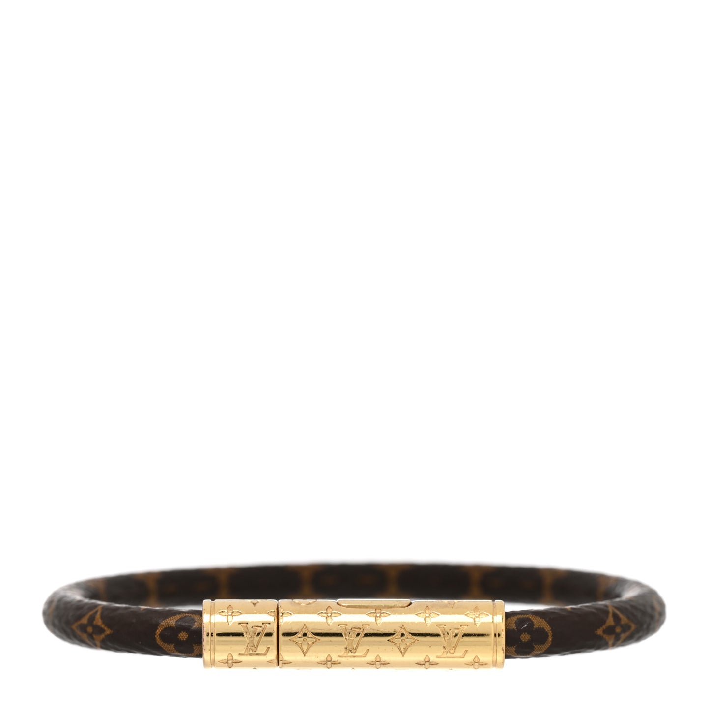 LOUIS VUITTON Monogram Confidential Bracelet 17