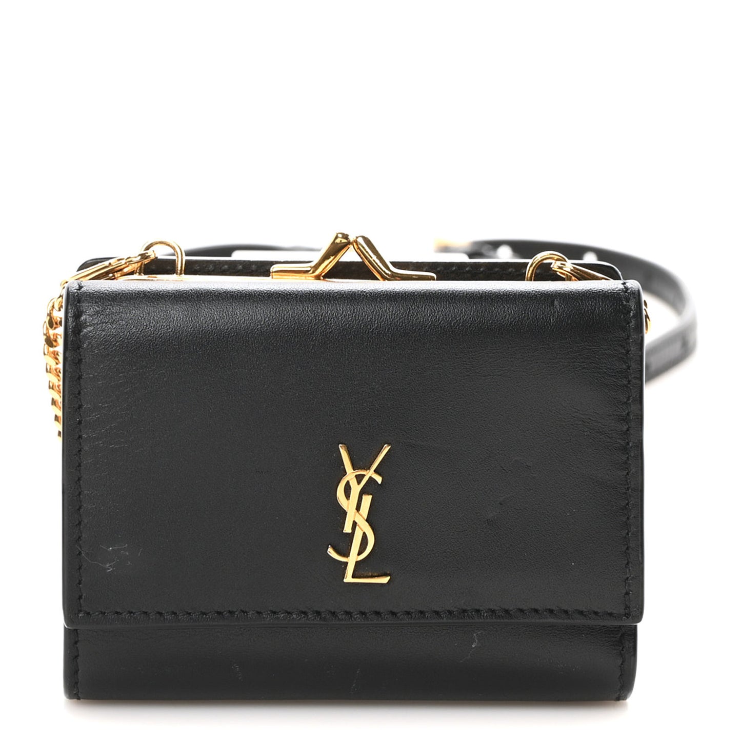 Smooth Calfskin Monogram Rider Belt Bag Black