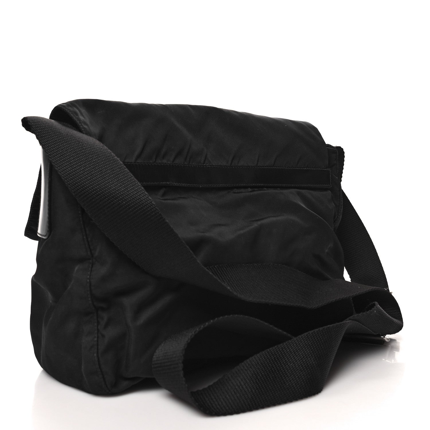 Prada Nylon Vela Messenger Bag Black 3 of 10