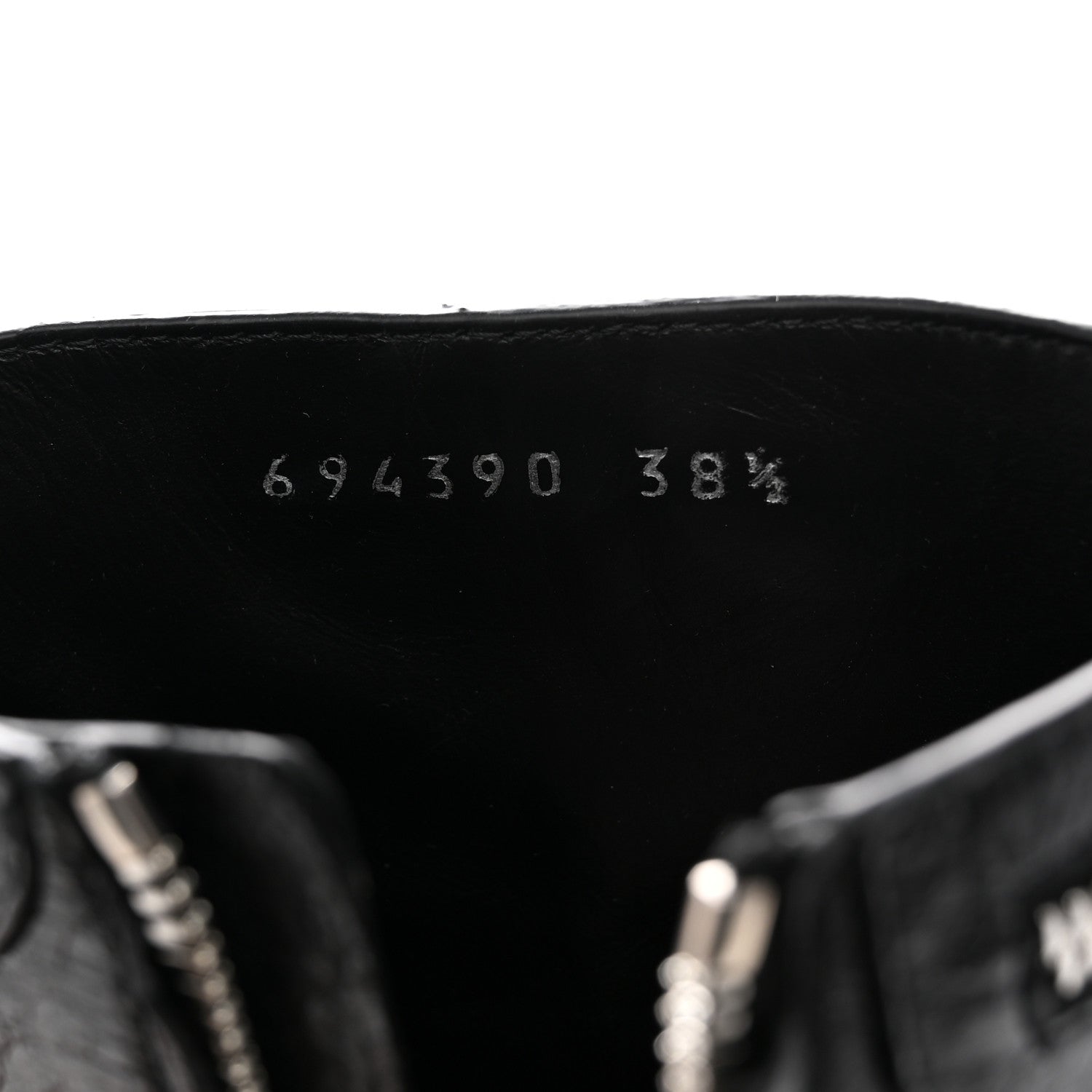Balenciaga Agneau Arena Cagole 70mm Ankle Boots 38.5 Black 8 of 10