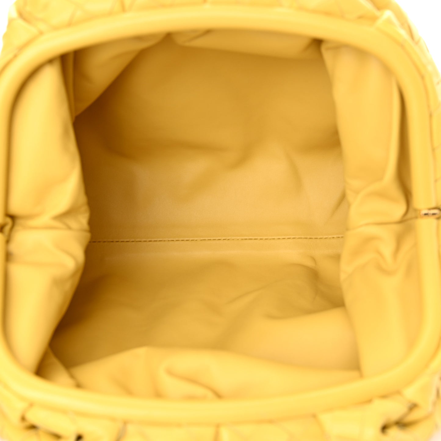 Nappa Maxi Intrecciato The Pouch Oversized Clutch Corn