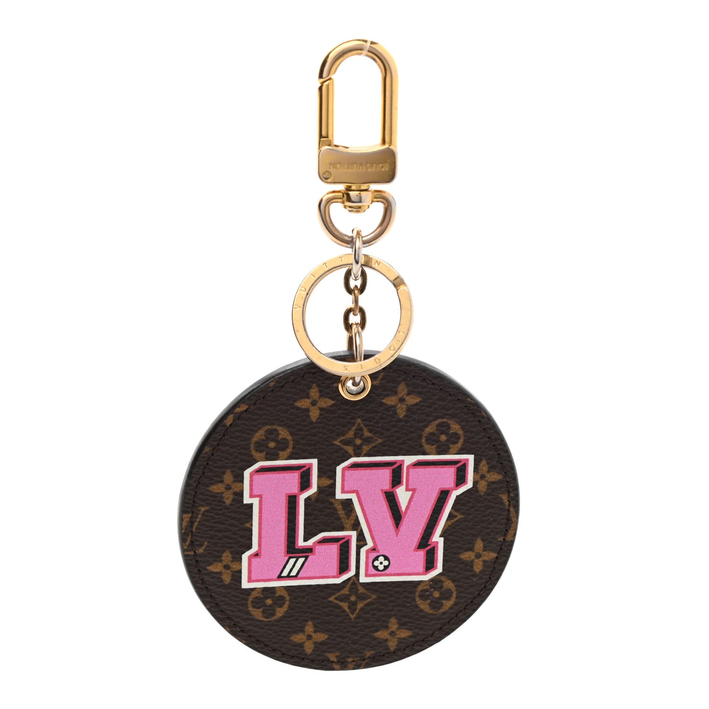 Monogram Stories Bag Charm Key Holder
