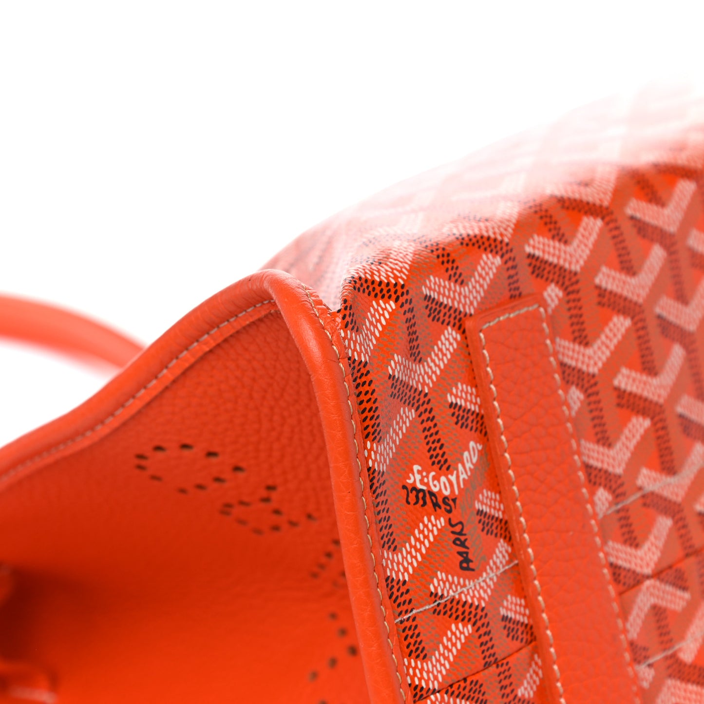 Goyardine Sac Hardy Pet Carrier PM Orange