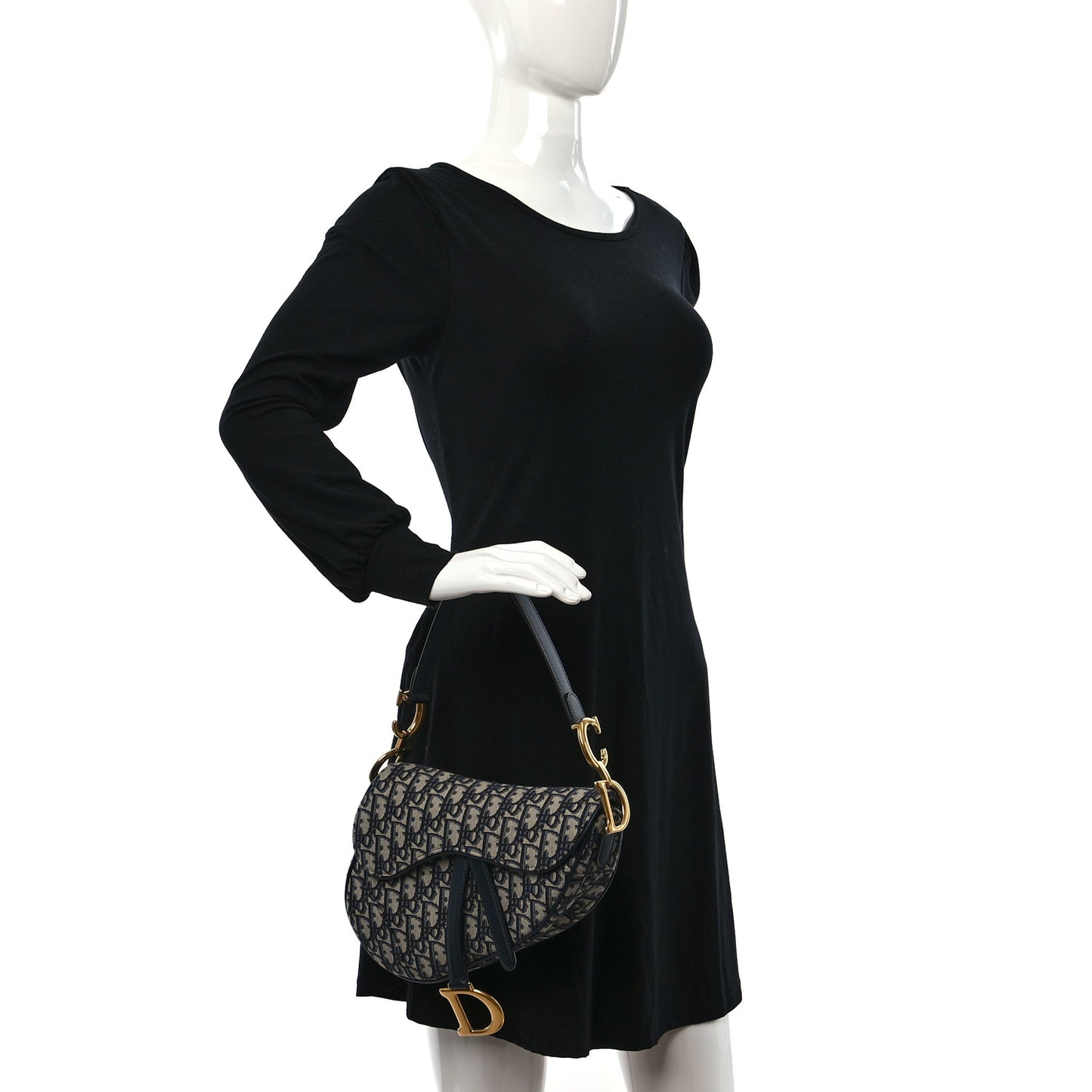 Oblique Saddle Bag Blue