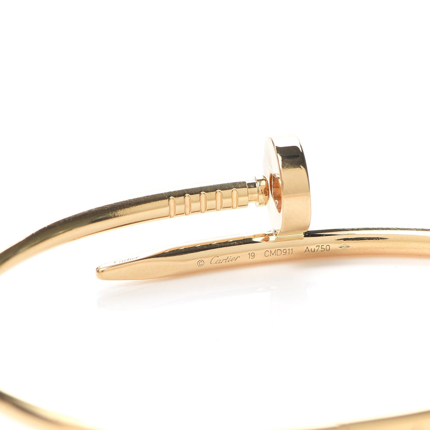 18K Yellow Gold Juste Un Clou Bracelet 19