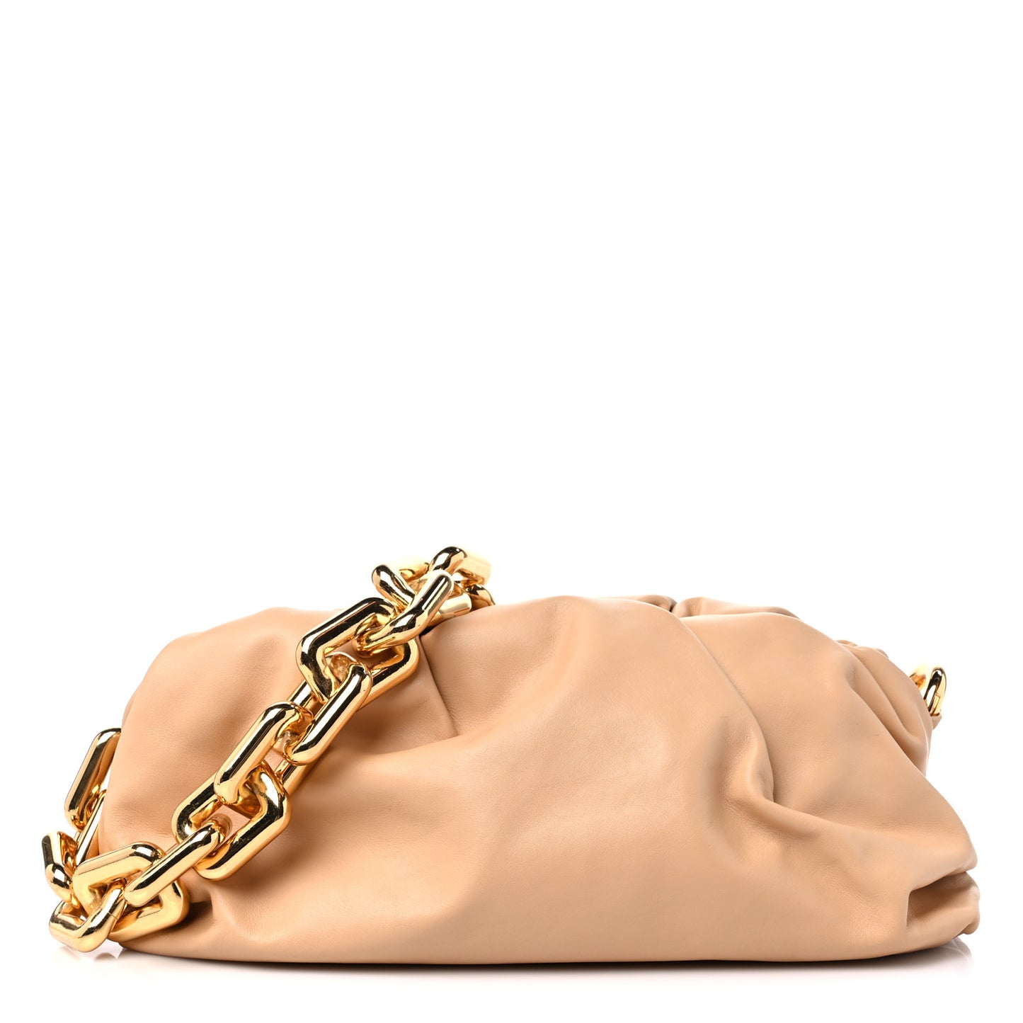 Calfskin The Pouch Chain Almond