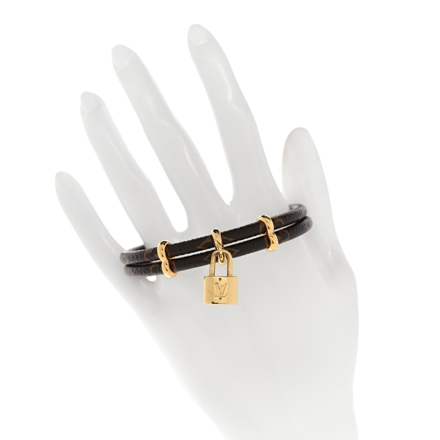 Louis Vuitton Monogram Keep It Twice Bracelet 19 2 of 7