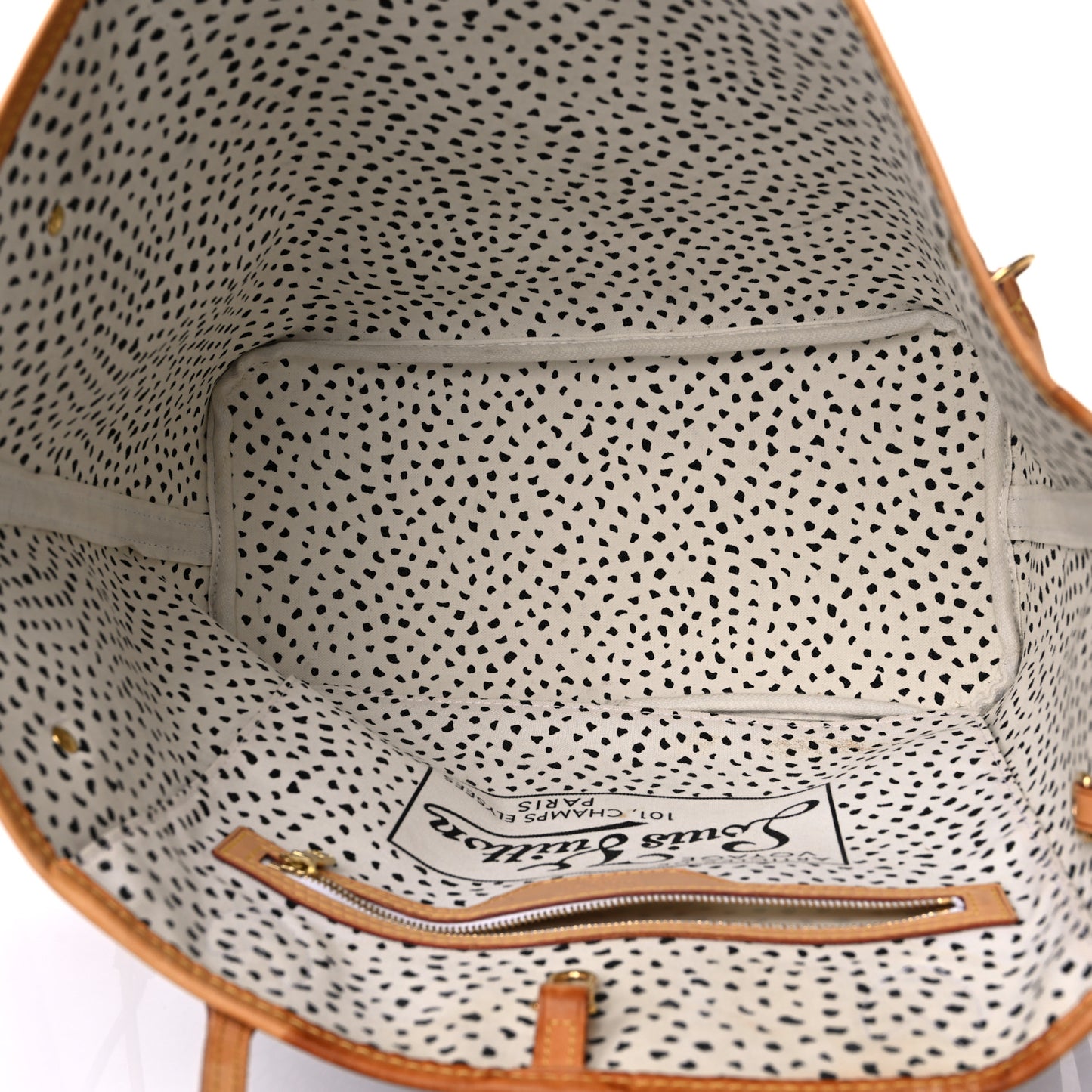 Monogram Kusama Waves Neverfull MM White