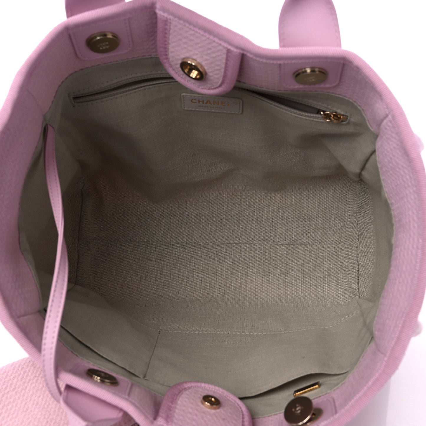 Mixed Fibers Small Deauville Tote Dark Pink