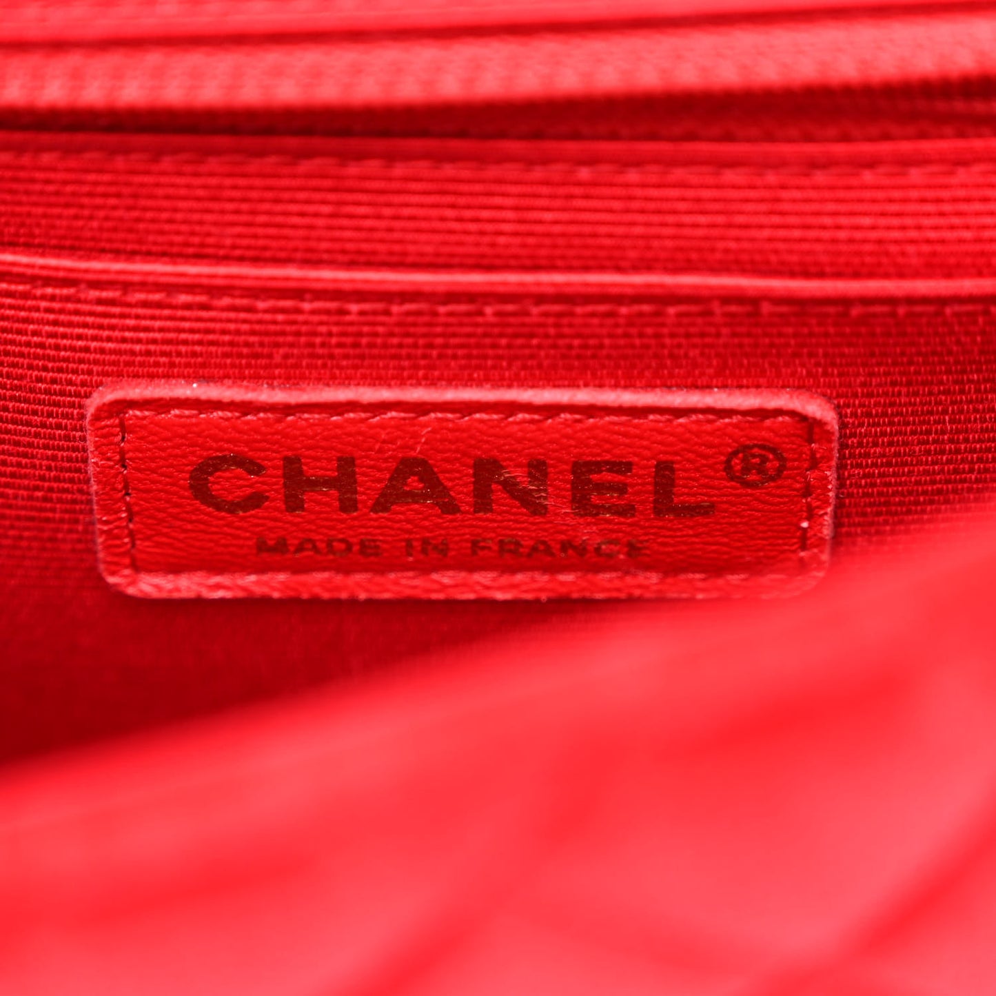 Velvet Quilted Mini Square Flap Red