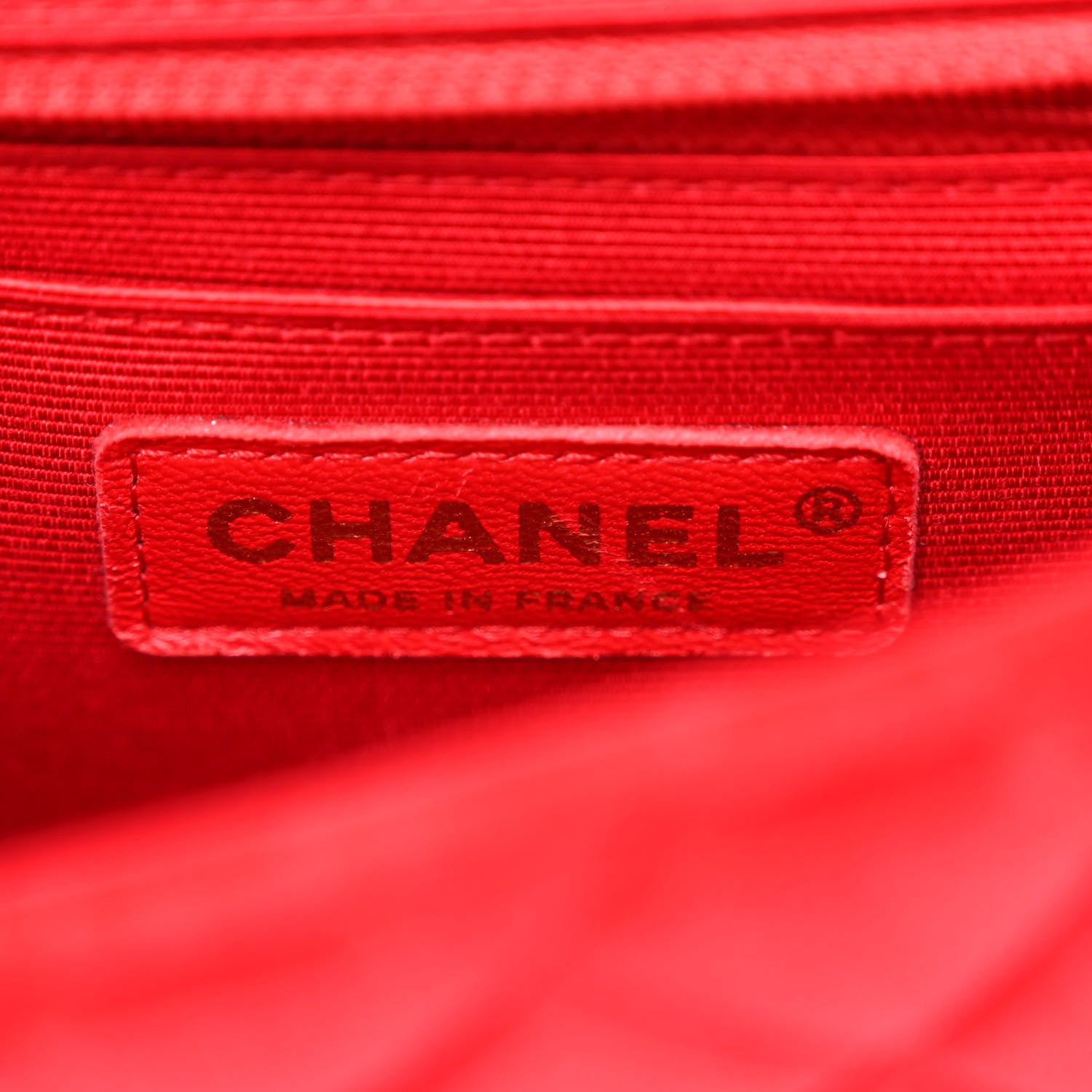 Chanel Velvet Quilted Mini Square Flap Red 6 of 10