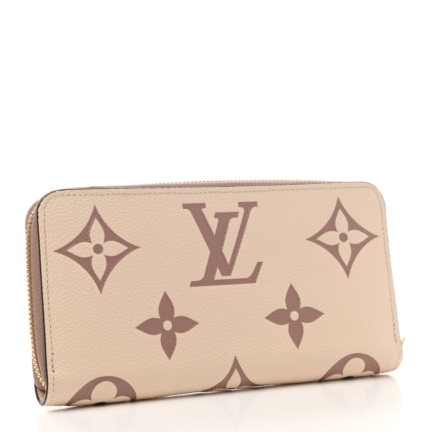 Empreinte Monogram Giant Zippy Wallet Creme Bois De Rose