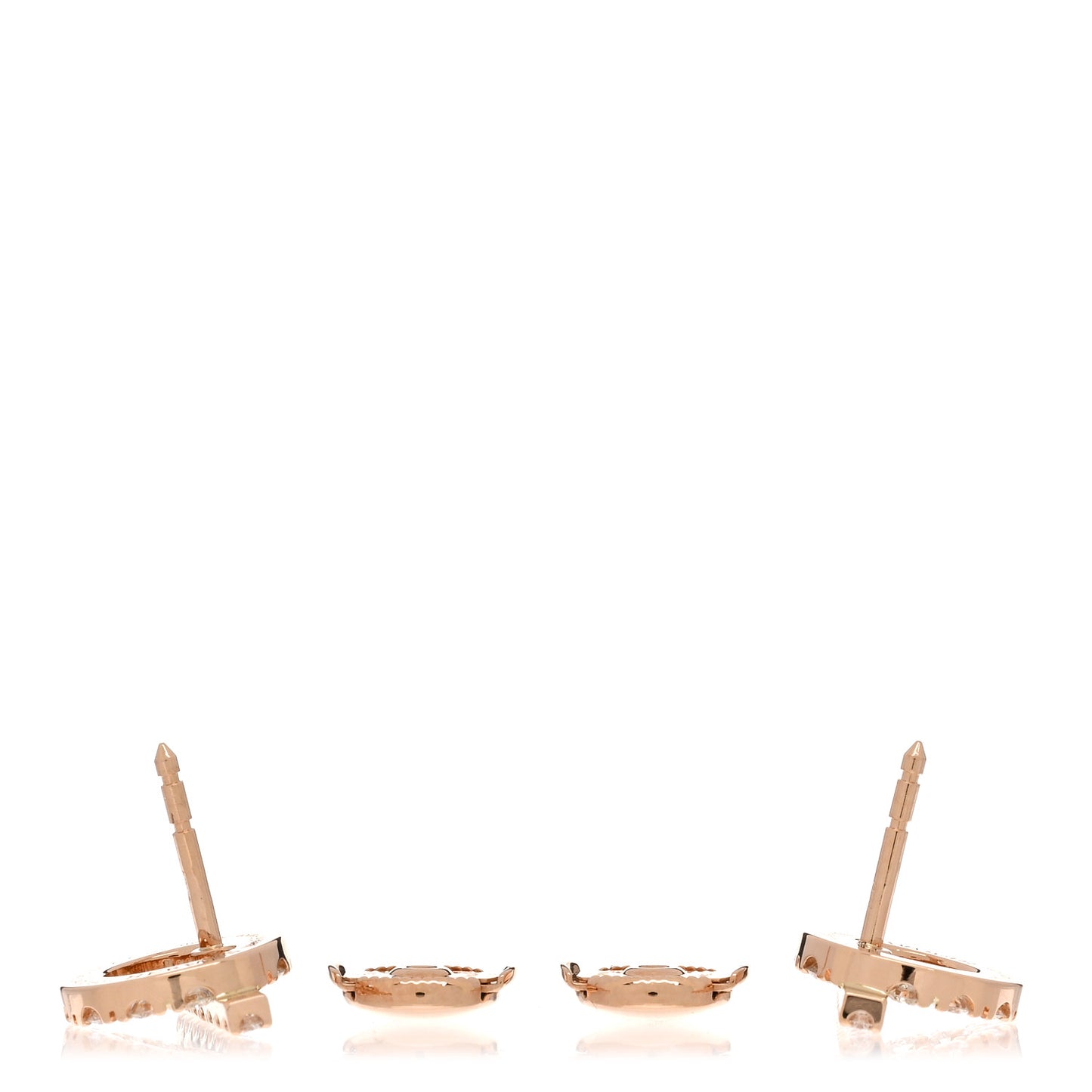 18K Rose Gold Diamond Finesse Earrings