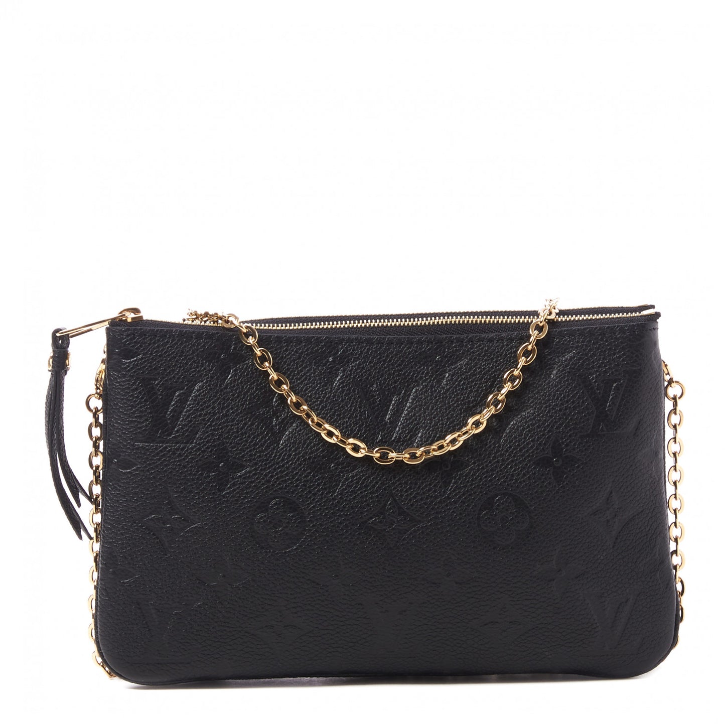 Empreinte Double Zip Pochette Black