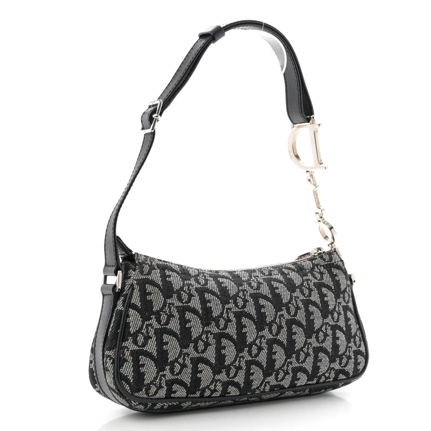Monogram Shoulder Bag Pochette Black