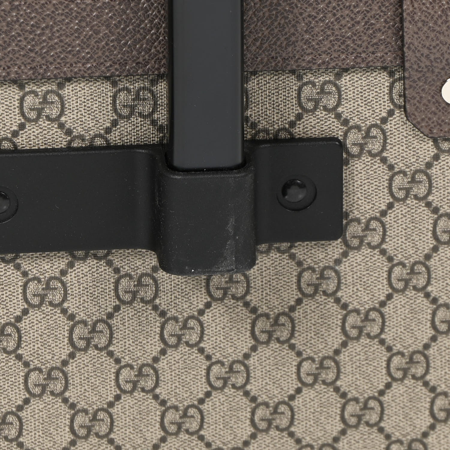 Gucci Supreme Monogram Globe-Trotter Carry-On Brown 9 of 11