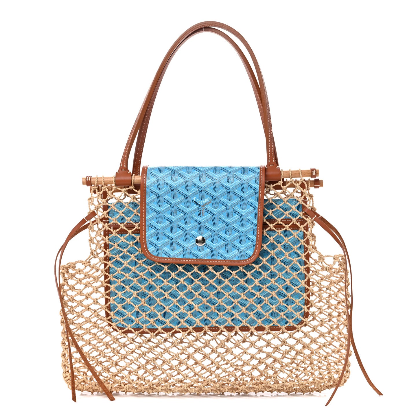 ine Net Aligre Tote Blue