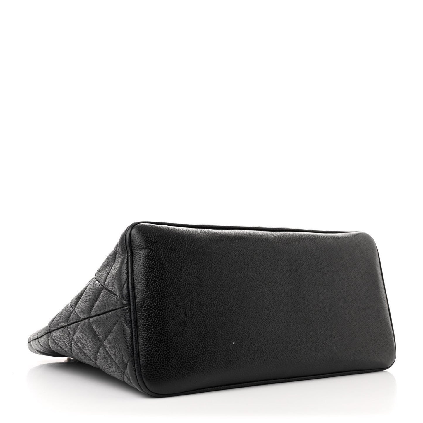 Caviar Quilted Medallion Tote Black