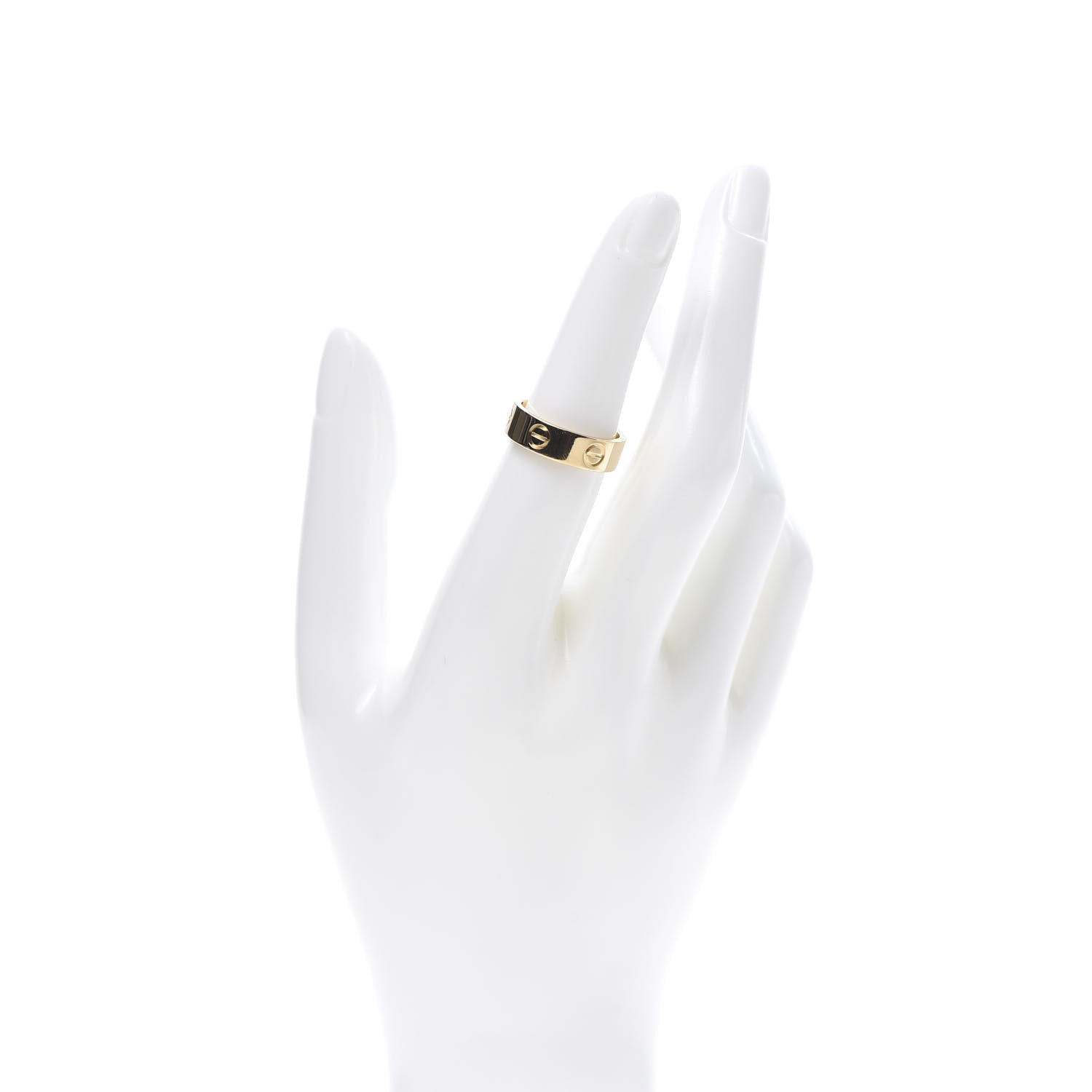 Cartier 18K Yellow Gold 5.5mm LOVE Ring 53 6.25 2 of 4