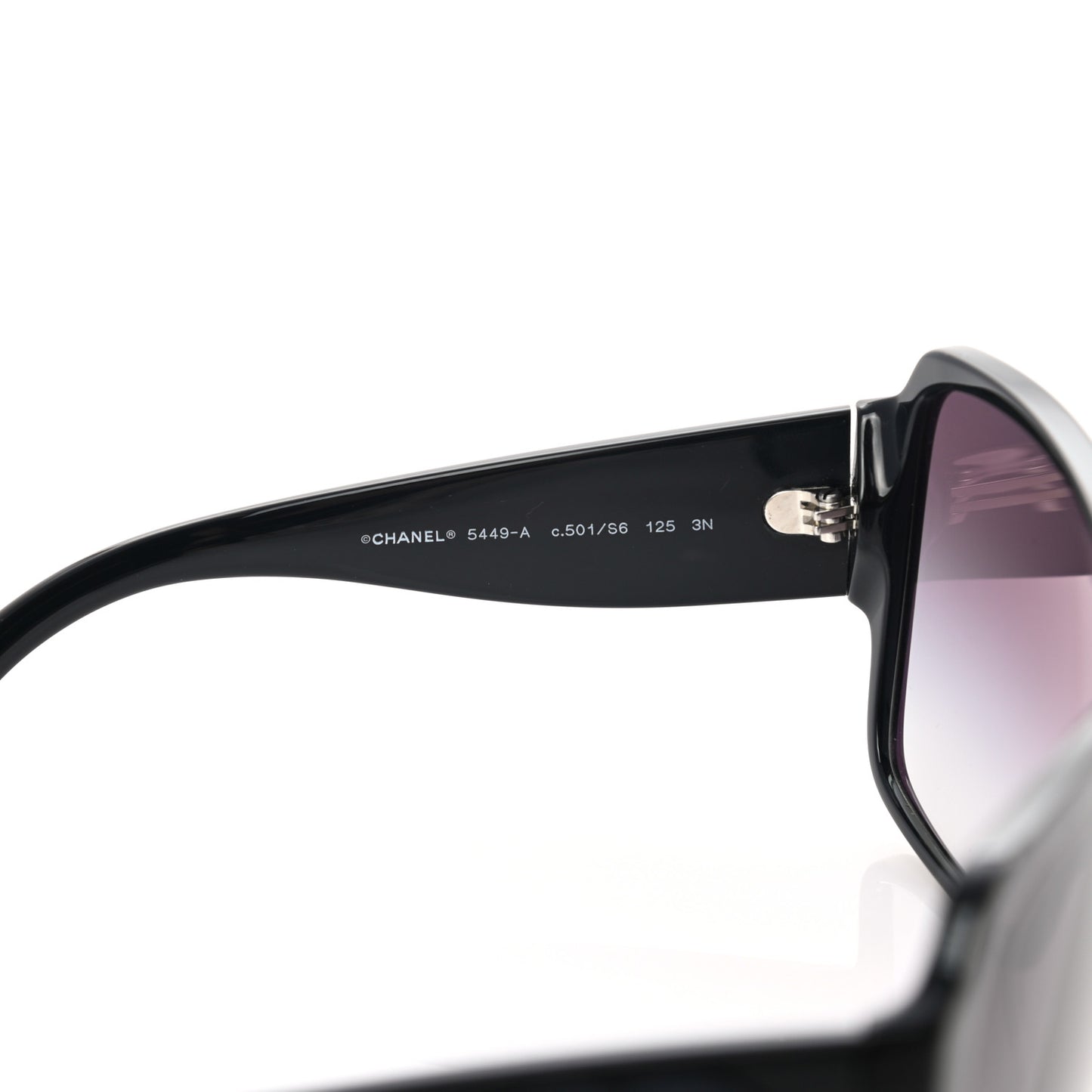 Acetate Shield Sunglasses 5449-A Black
