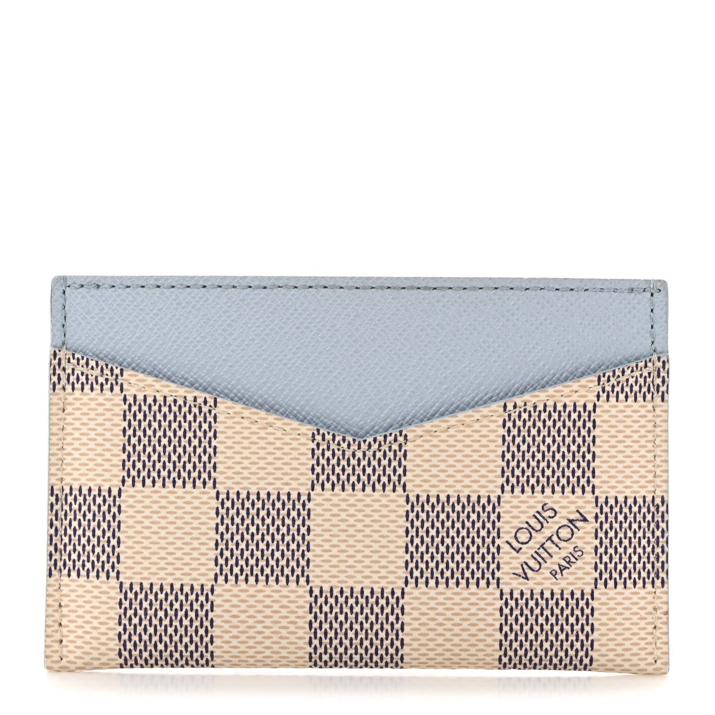 Damier Azur Daily Card Holder Olympe Blue