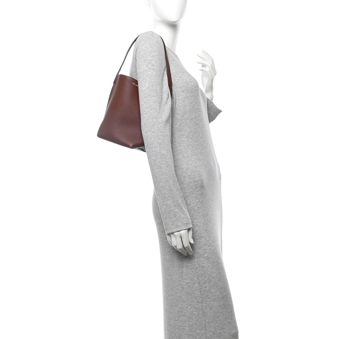 Grained Calfskin Small N/S Park Tote Cognac