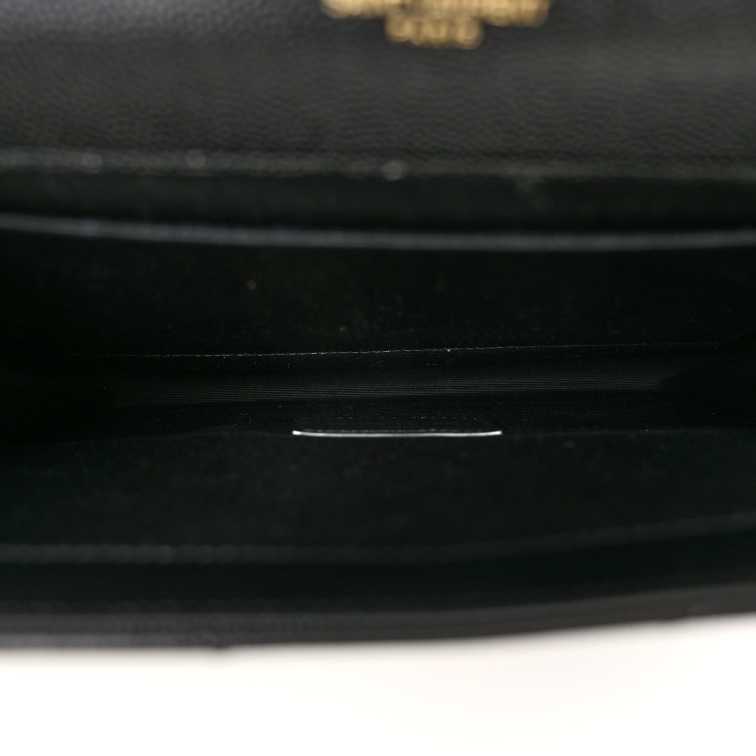 Saint Laurent Grain De Poudre Matelasse Chevron Monogram Envelope Clutch Black 5 of 11