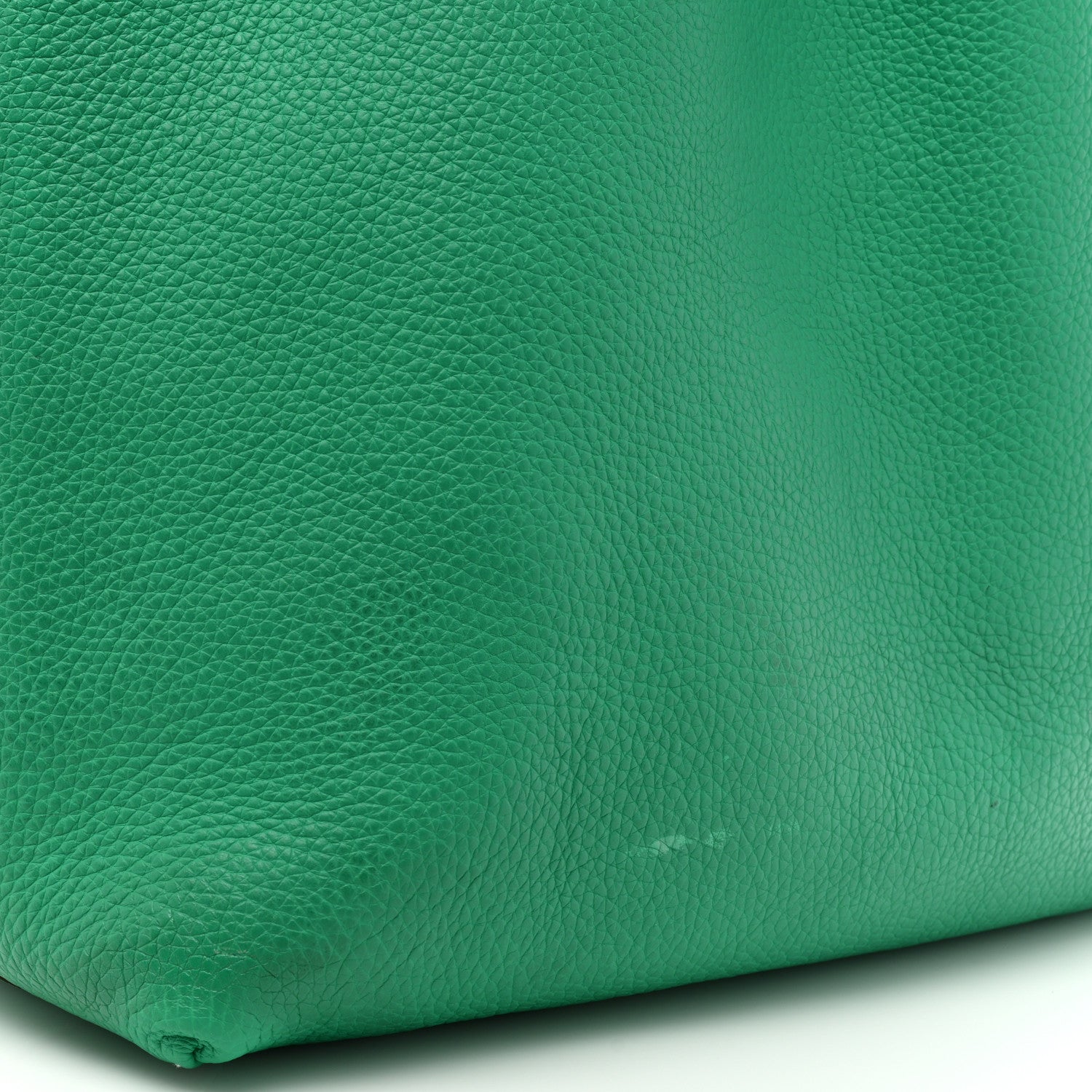 Hermes Taurillon Clemence Double Sens 36 Reversible Tote Menthe Colvert 15 of 20