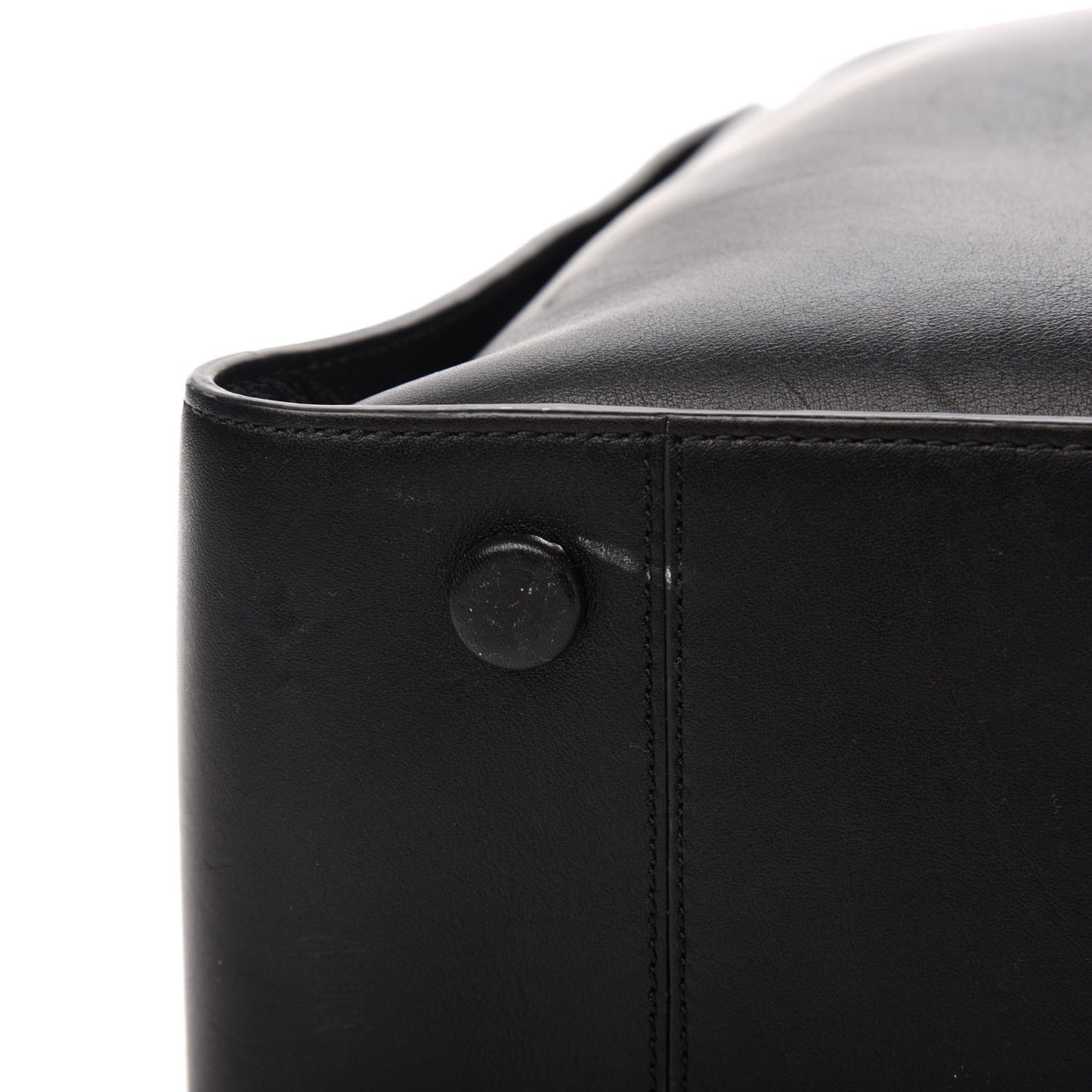 3.1 Smooth Calfskin Large Soleil Bucket Bag Black