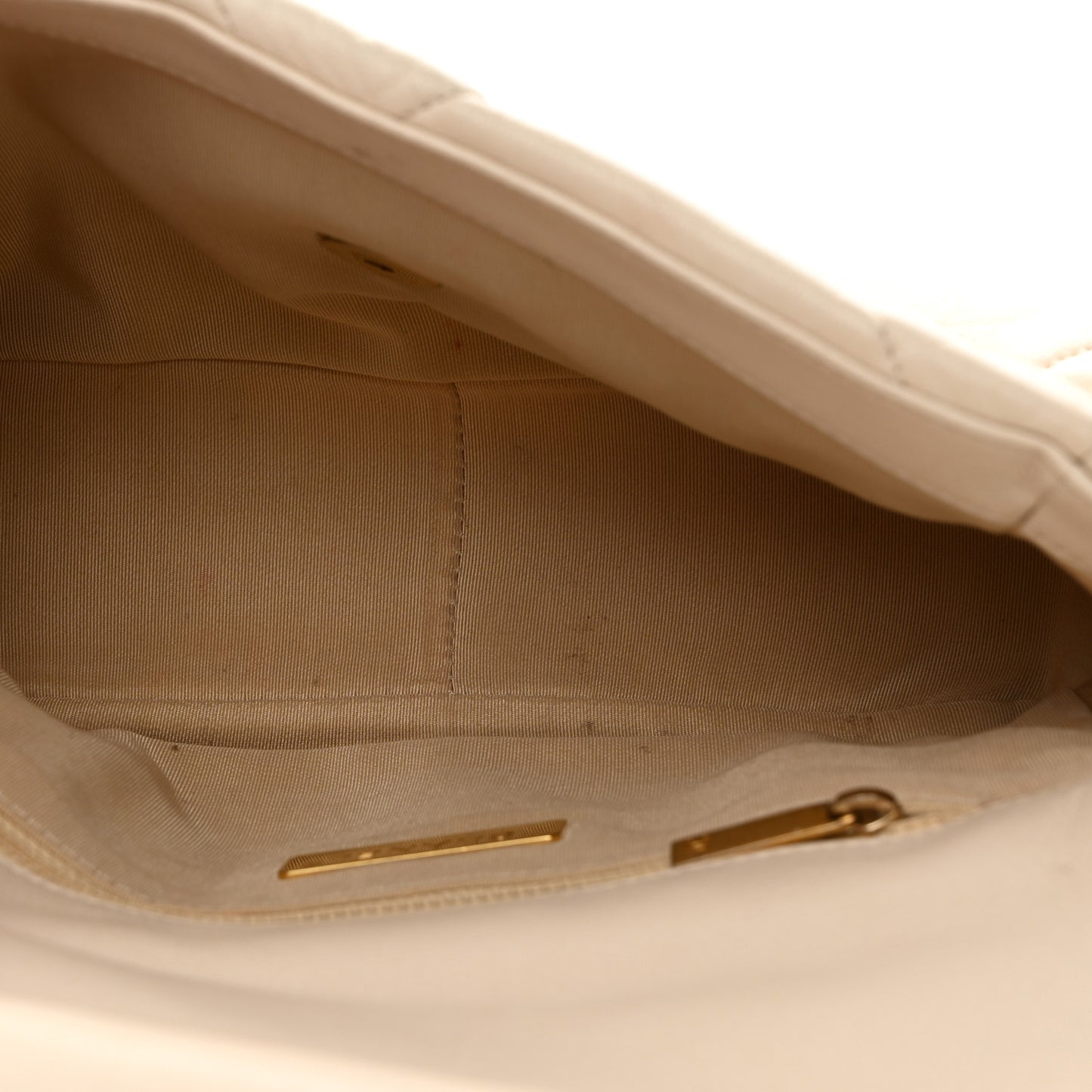 Lambskin Quilted Medium Chanel 19 Flap Beige