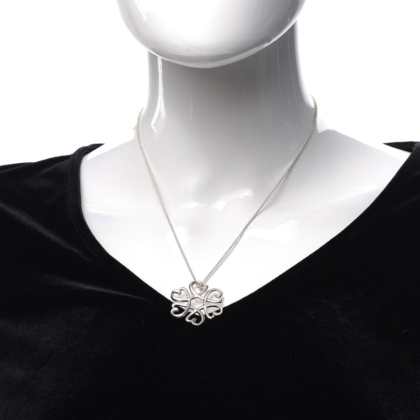 Sterling Silver Paloma Picasso Loving Hearts Pendant Necklace