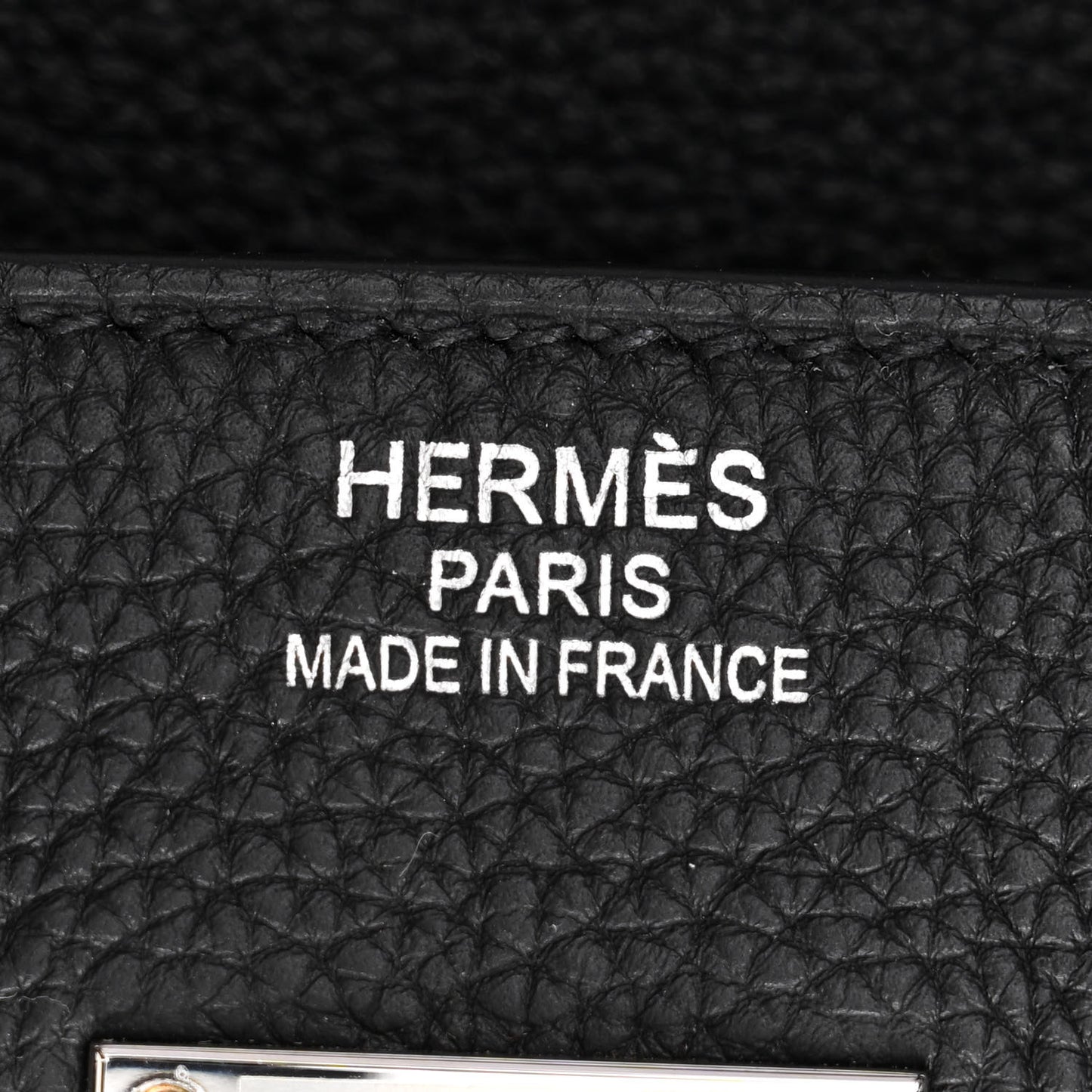 Togo Toile HAC Travel Birkin 40 Black