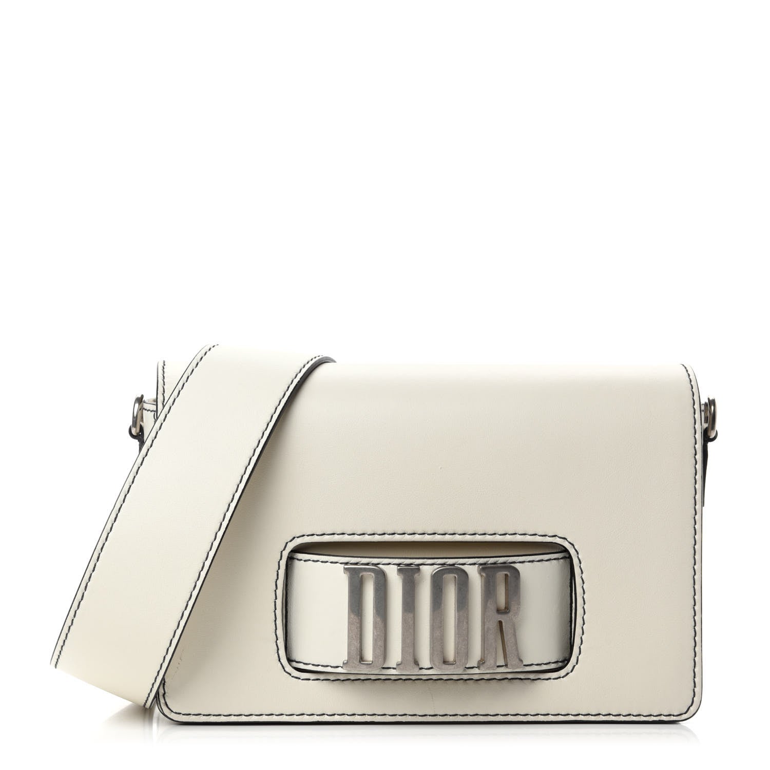 Dior ホワイト Christian Dior White Aligator Petites Fleurs Lady D-Joy Bag