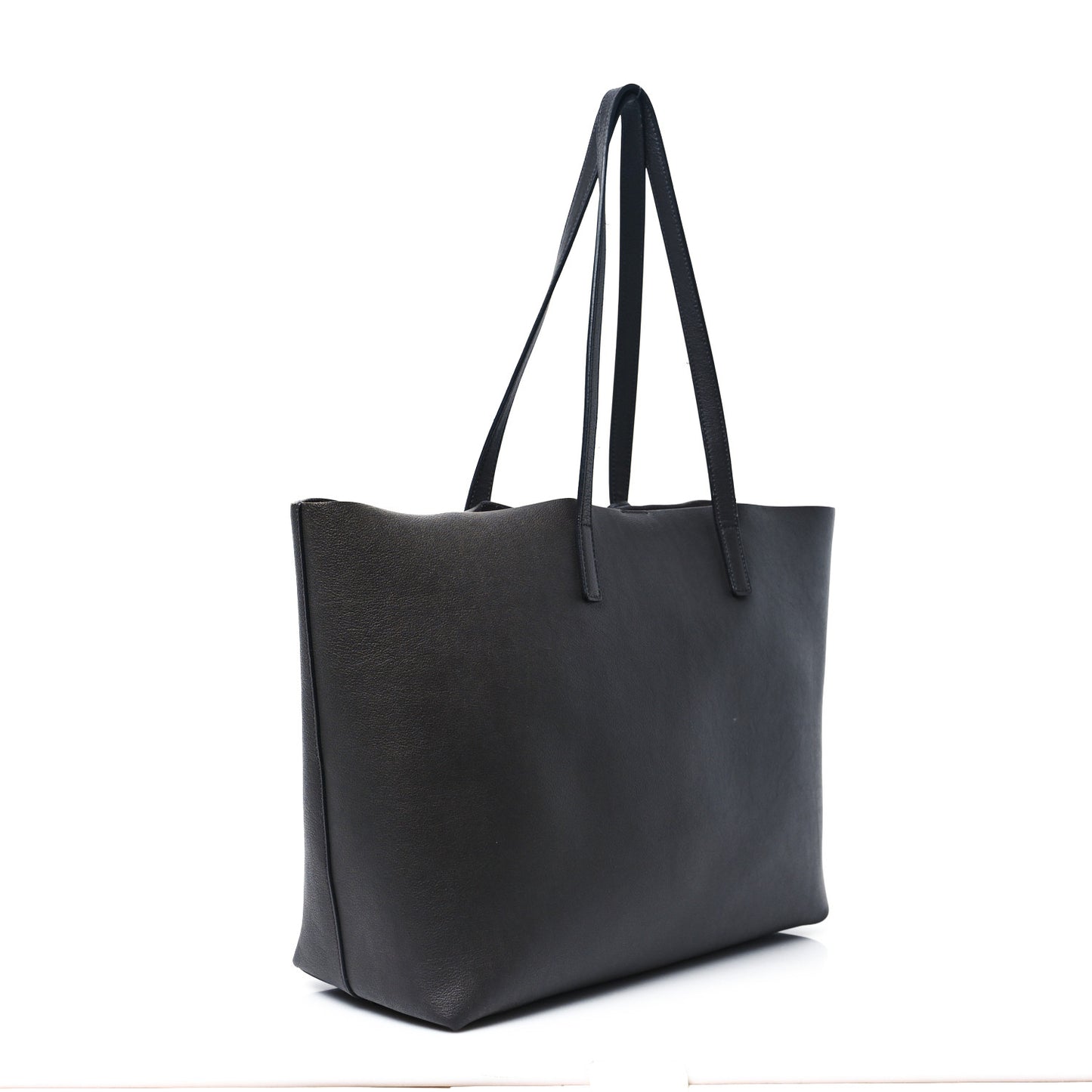 Calfskin Large Shopping Tote Fog