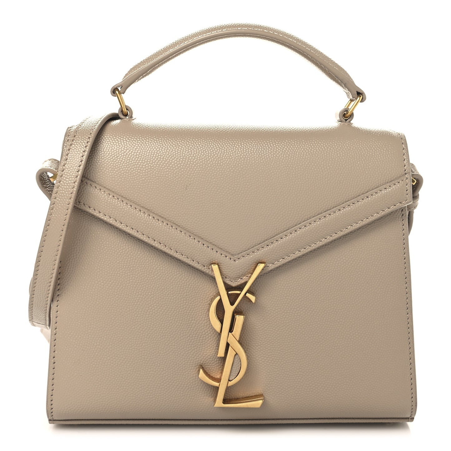Grain de Poudre Mini Classic Monogram Cassandra Top Handle Beige