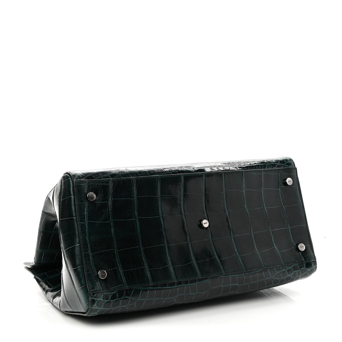 Crocodile Structure Tote Bag Emerald City
