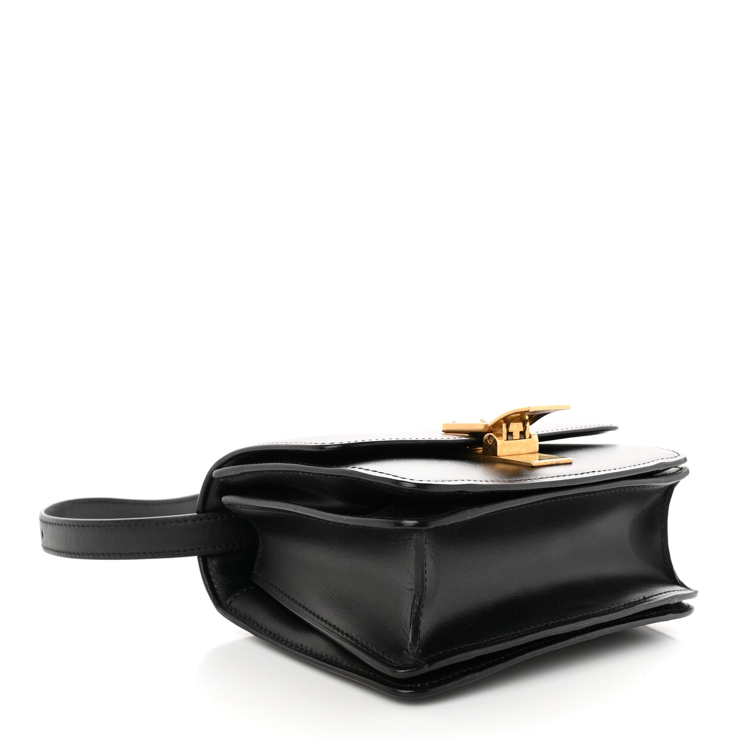 Box Calfskin Small Classic Box Flap Bag Black