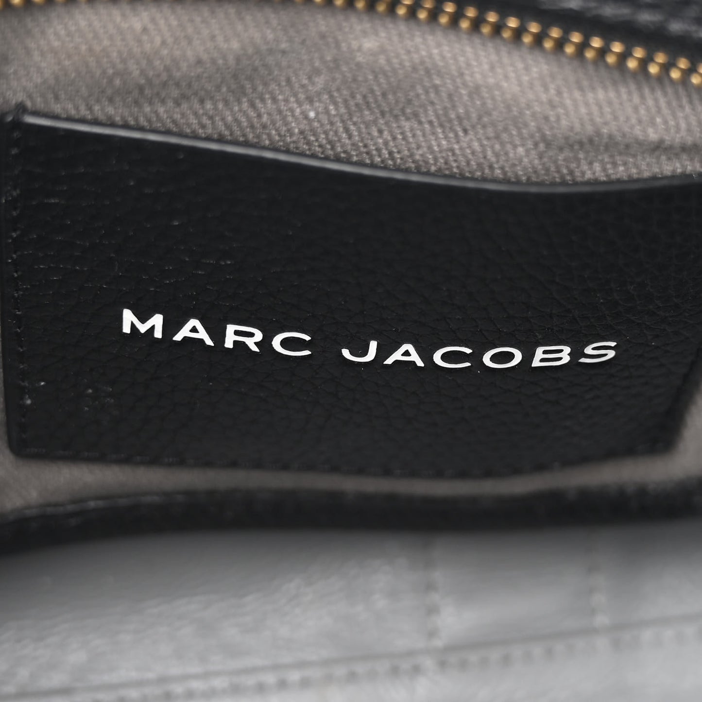 Grained Calfskin Small The Tote Bag Black