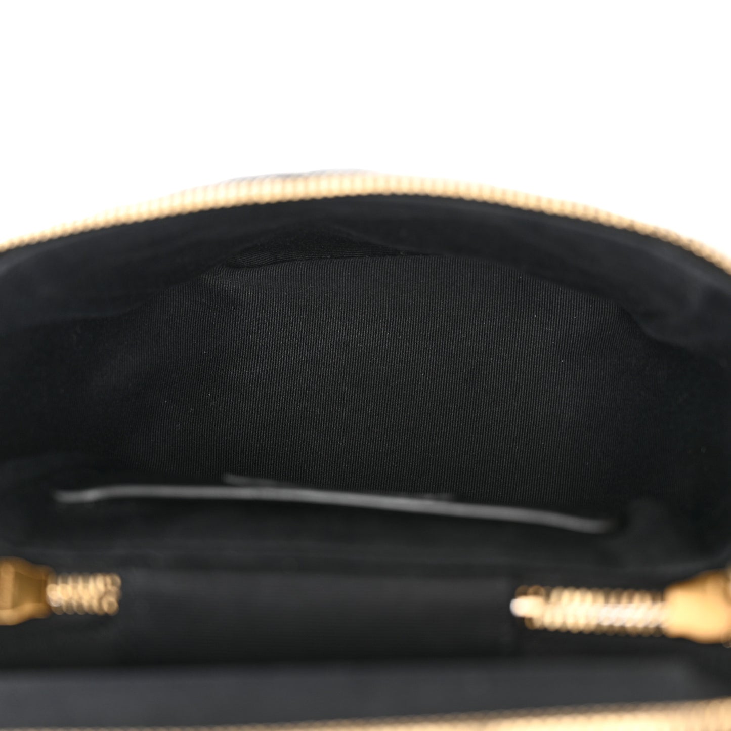 Grain de Poudre Quilted 80's Vanity Bag Black