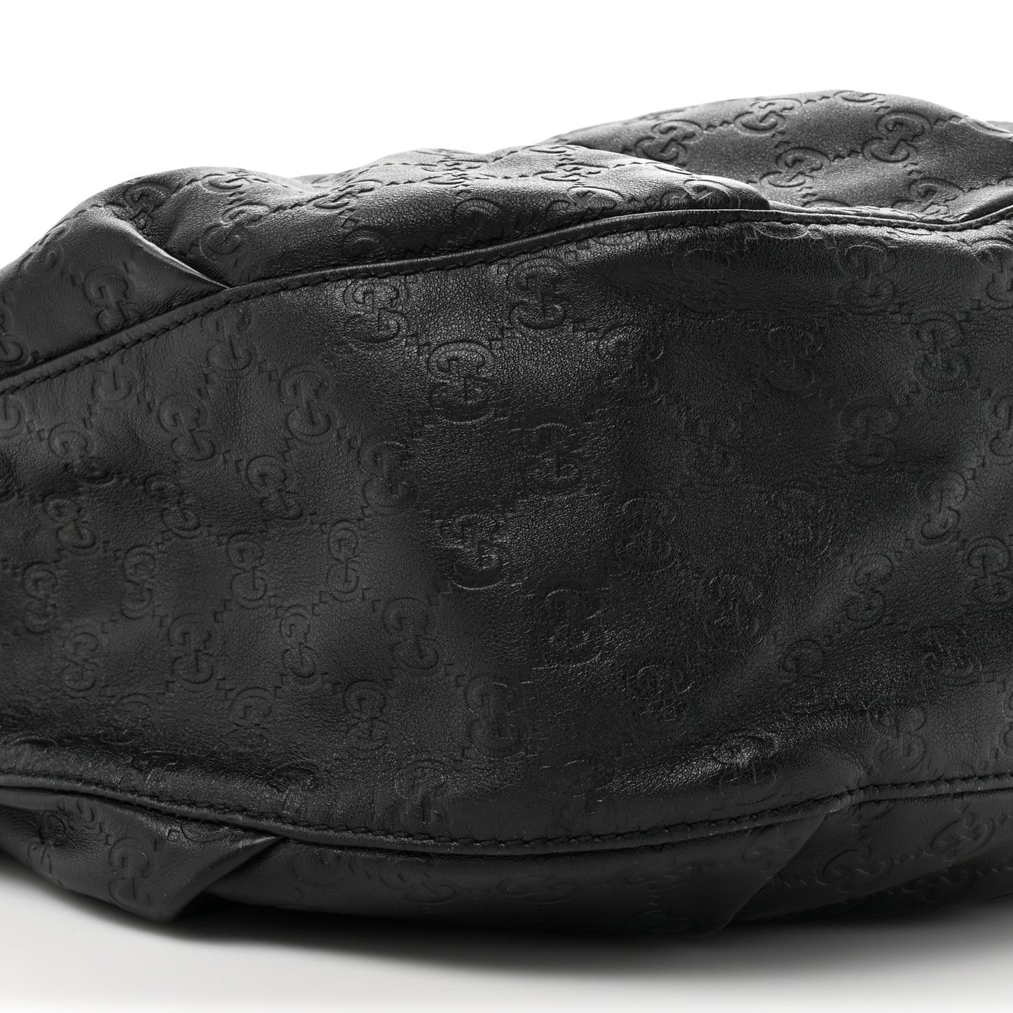 Guccissima Medium Icon Bit Shoulder Bag Black