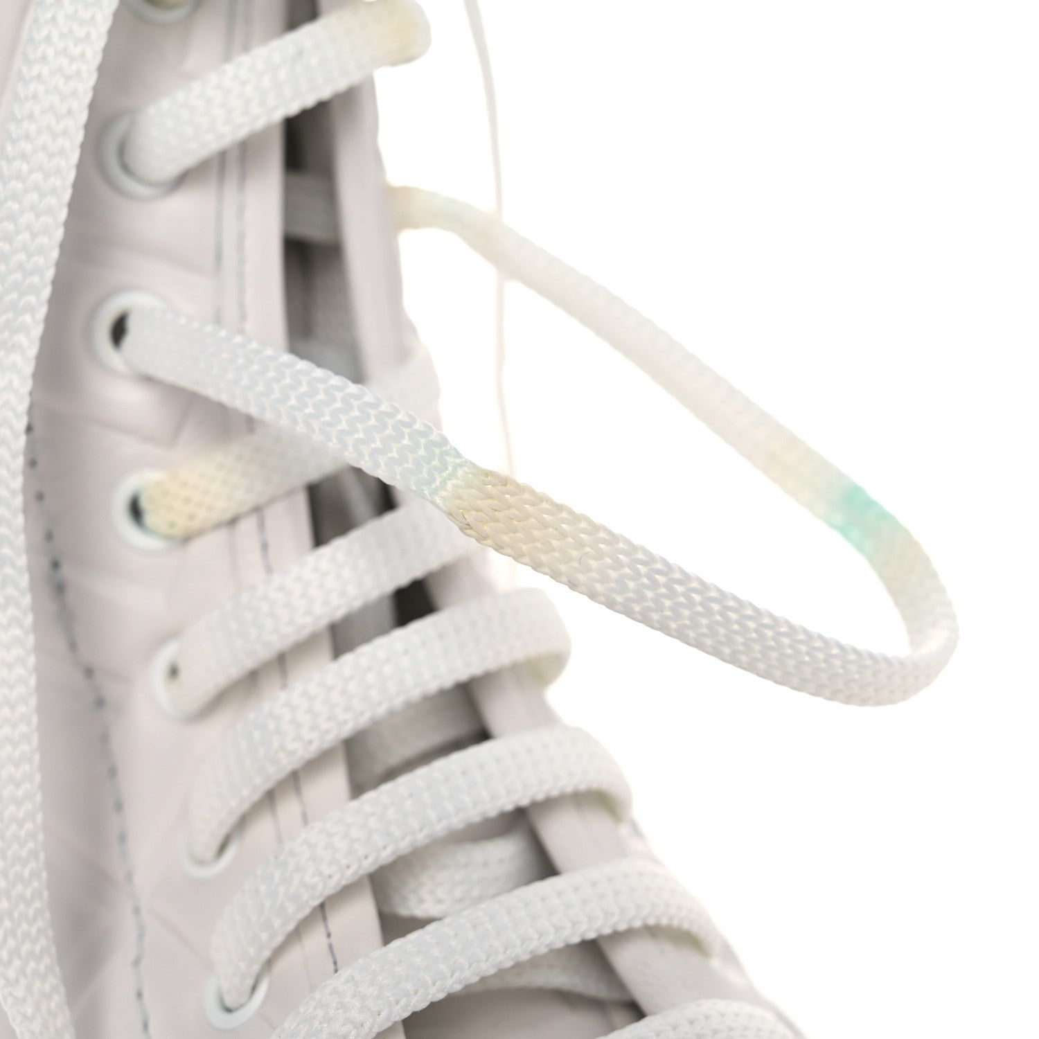 Fendi Nappa FF Embossed Womens Biker Boots 35 Snow 8 of 11