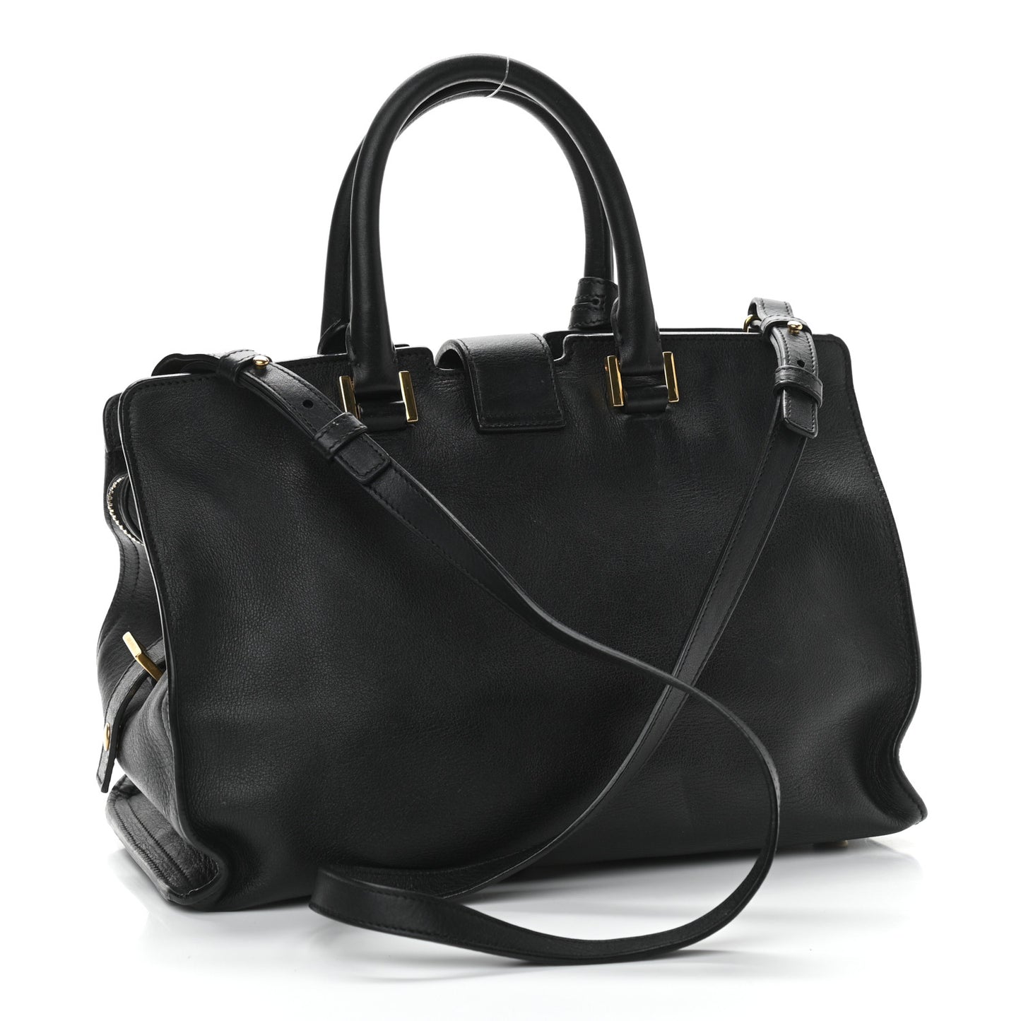 Calfskin Small Classic Y Cabas Black