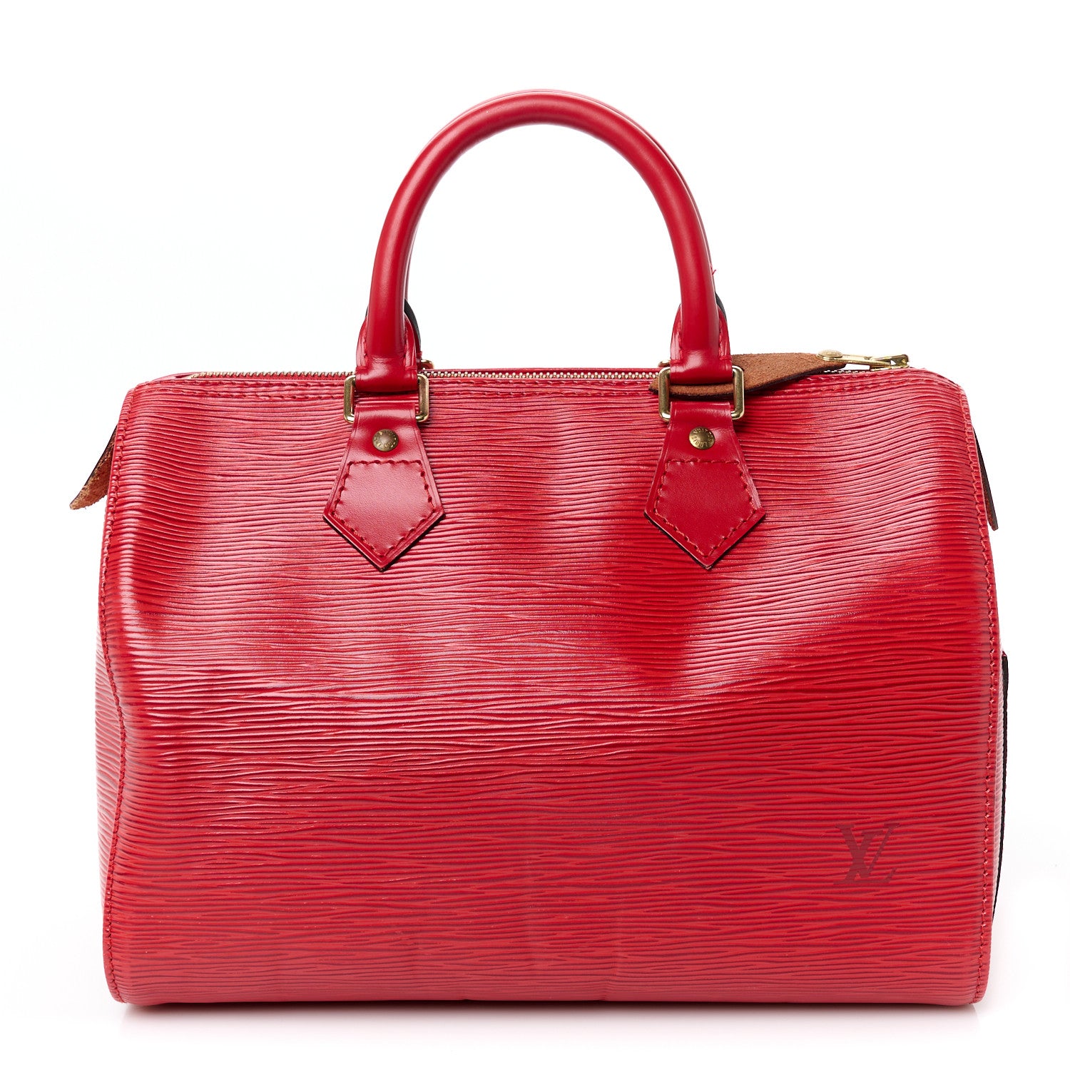 Louis Vuitton Epi Speedy 25 Castillan Red 1 of 11