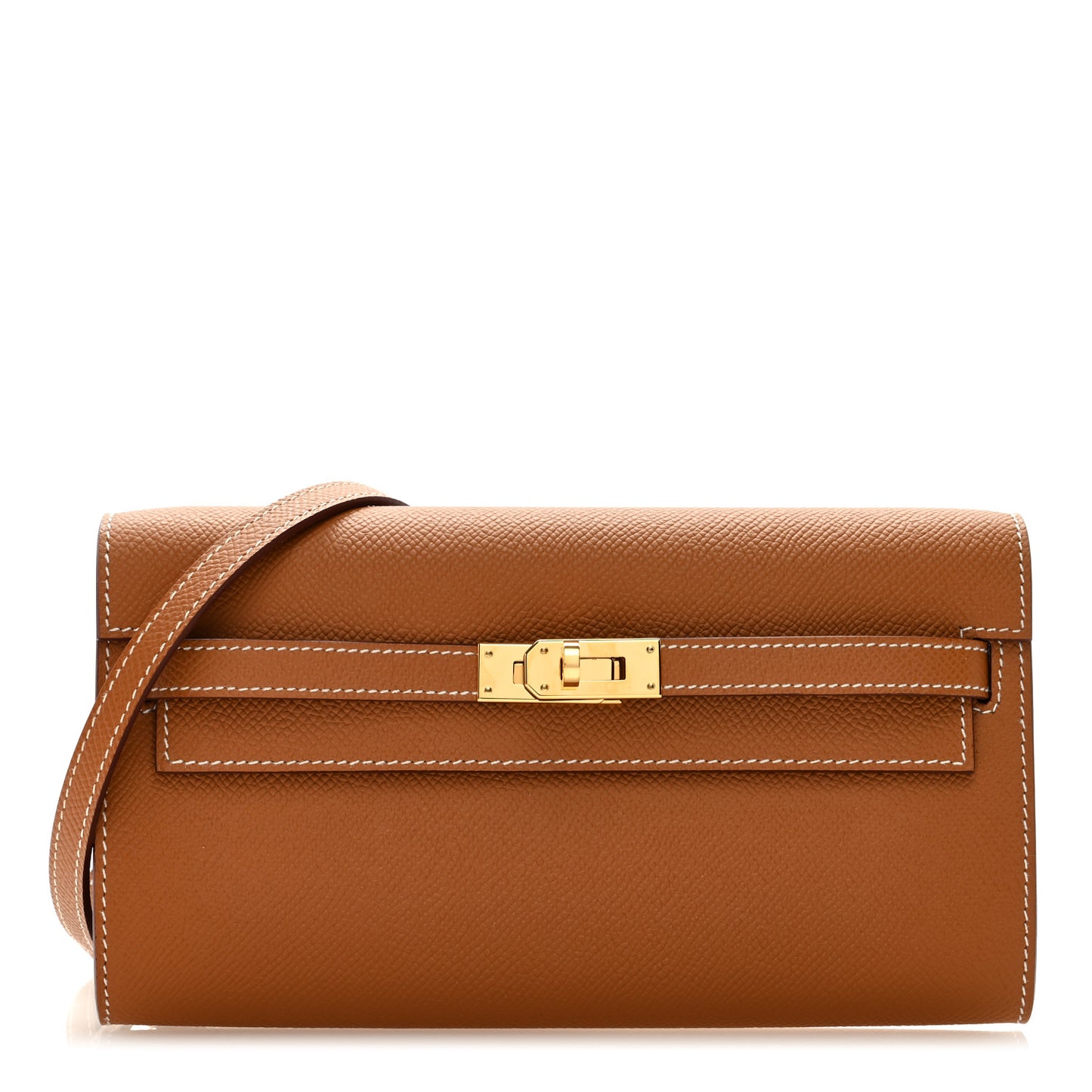 Epsom Kelly Wallet To Go Gold