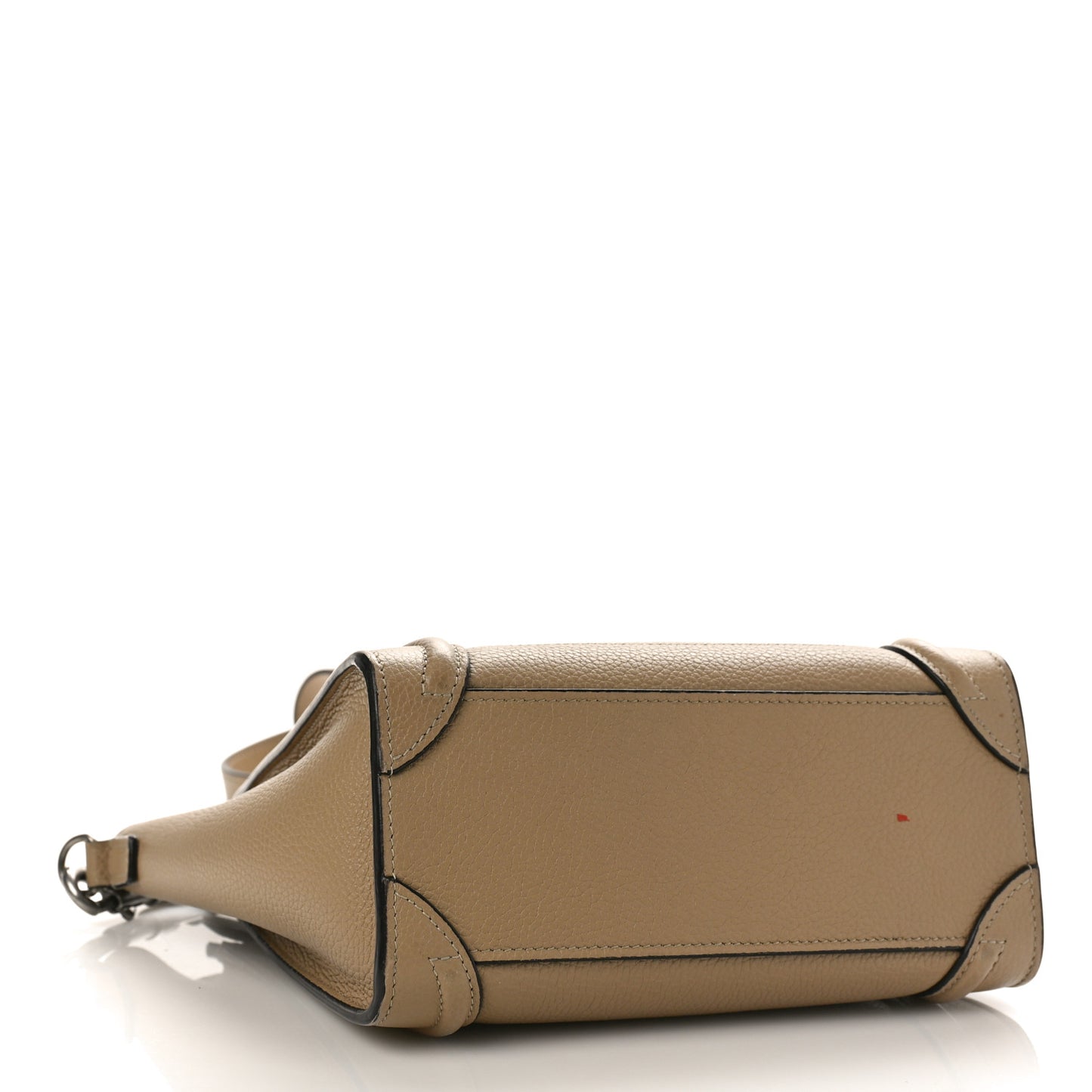 Drummed Calfskin Nano Luggage Dune