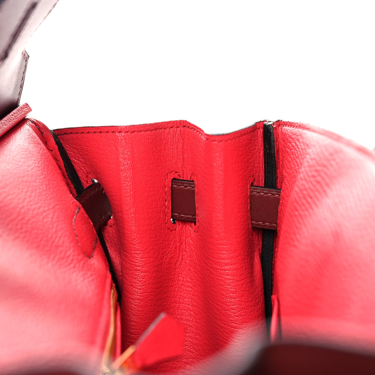 Taurillon Clemence Sombrero Birkin 30 Rouge H
