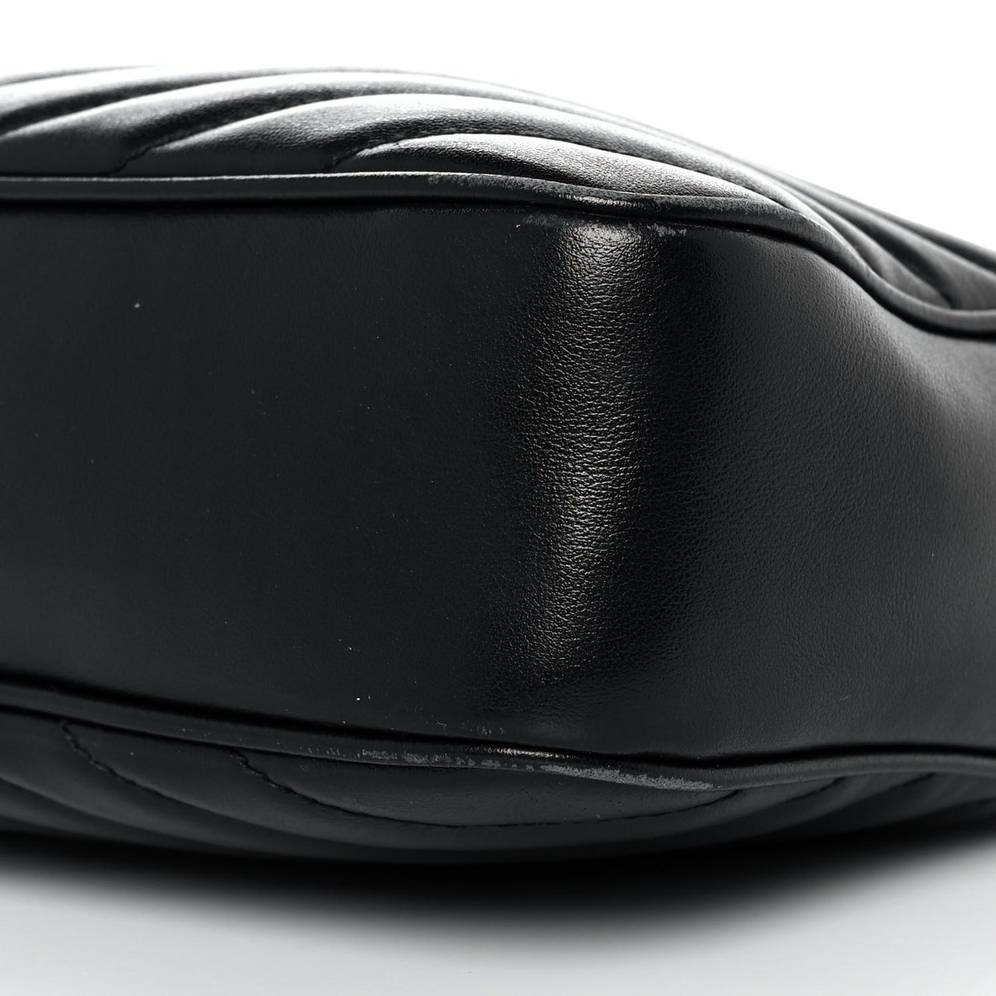 Calfskin Matelasse Monogram Lou Camera Bag Black