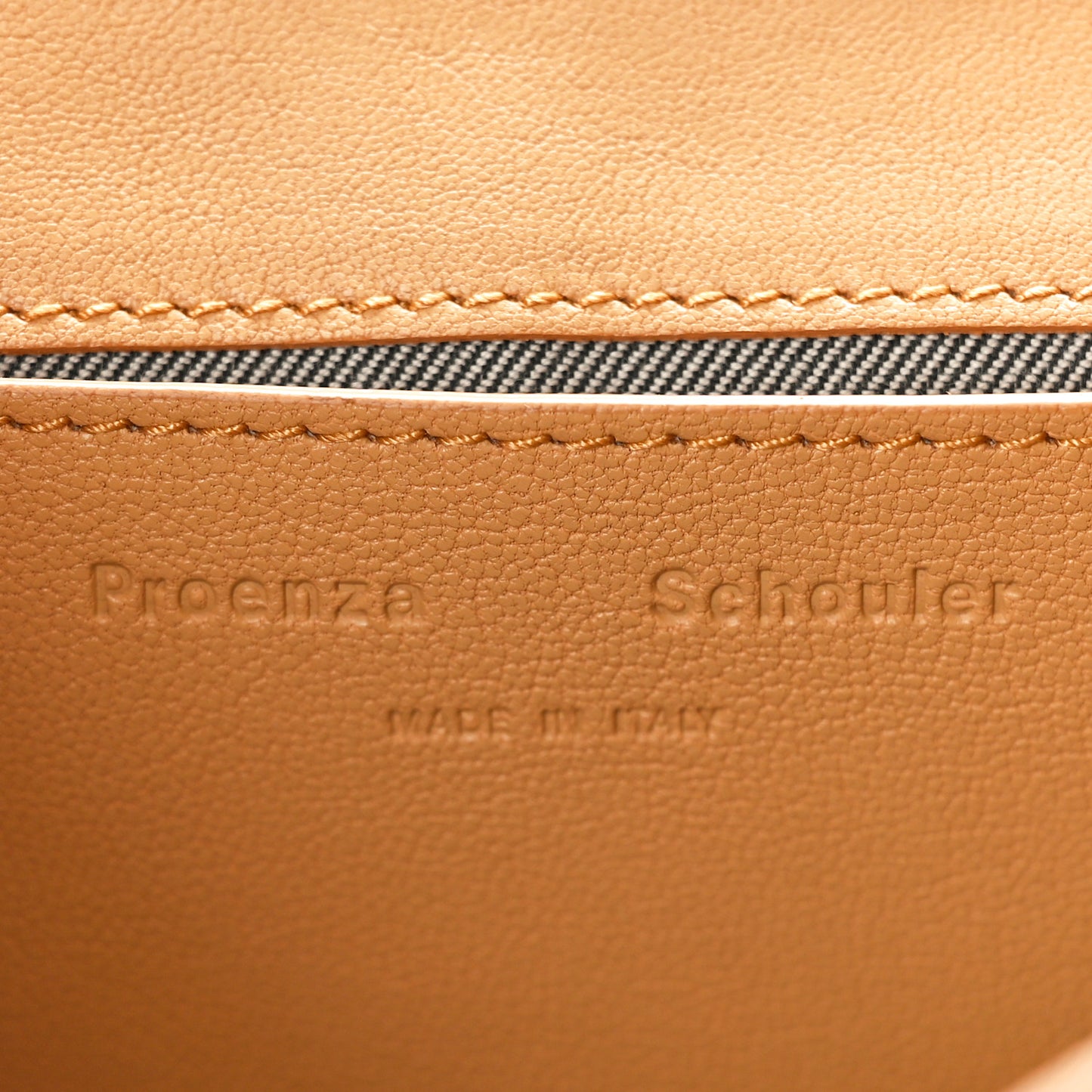 Lambskin Suede PS1 Mini Pouch Messenger Bag Tan