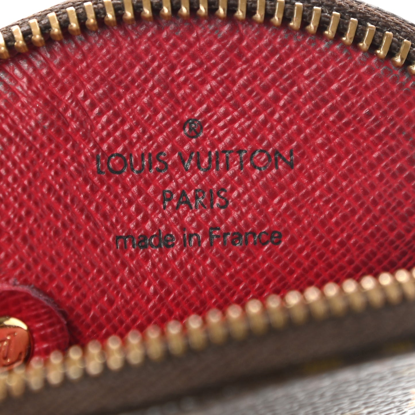 Monogram Cerises Round Coin Purse
